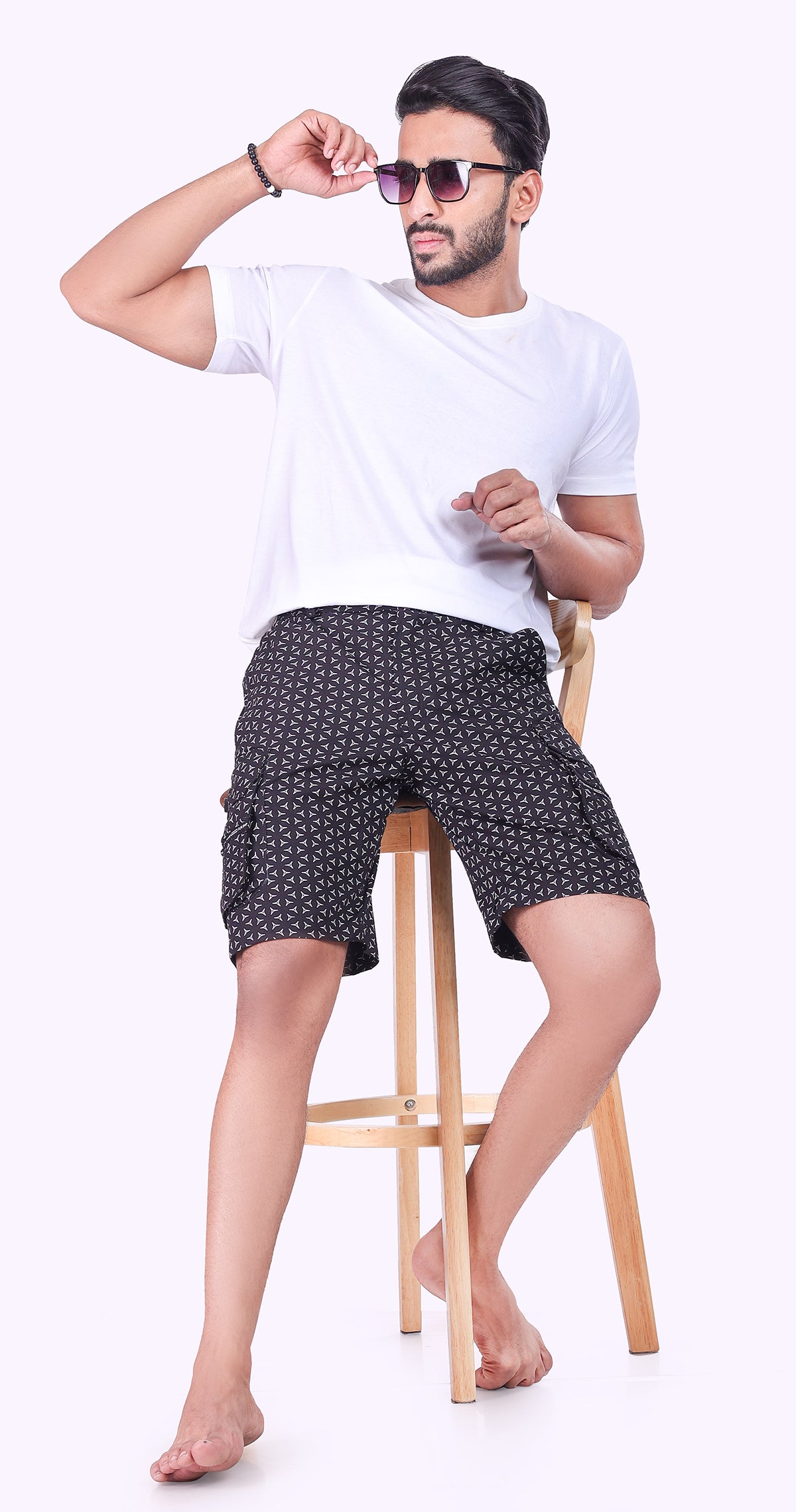 Men's Palm Paradise Printed Bermuda Comfort Cotton