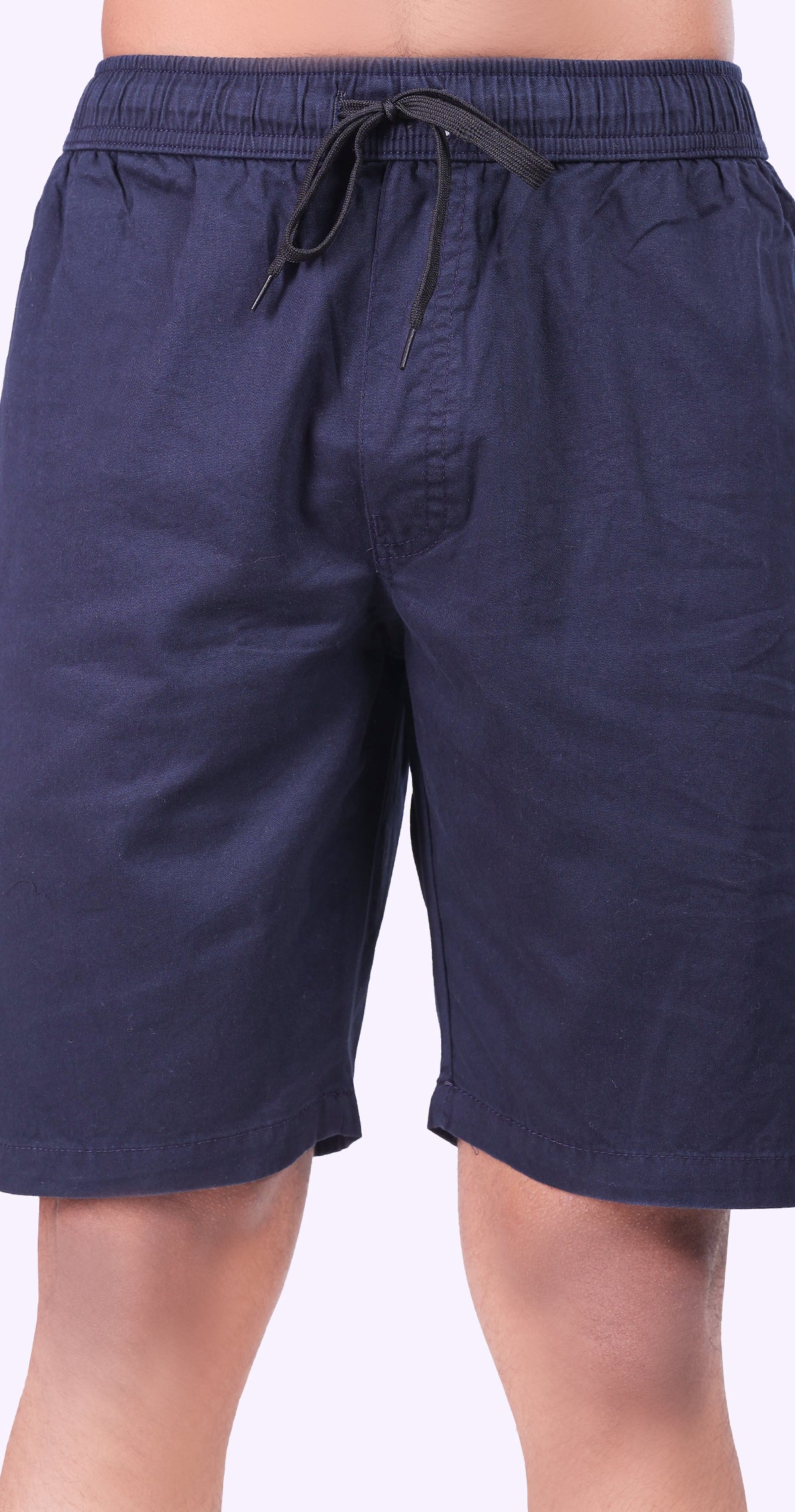 Men's Blue Coastal Chill Solid Bermuda Comfort Cotton