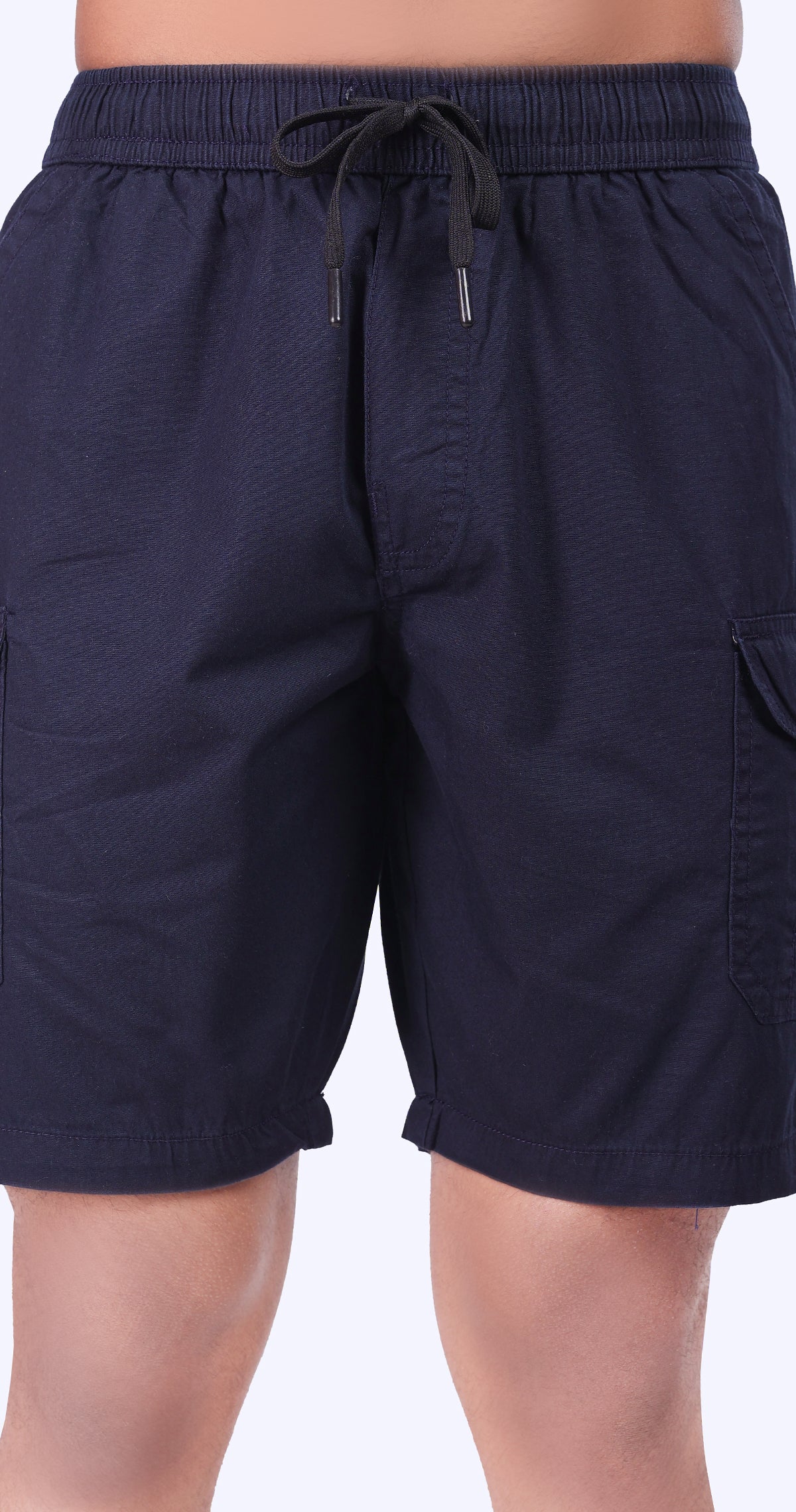 Men's Blue Sun Chic Solid Bermuda Comfort Cotton