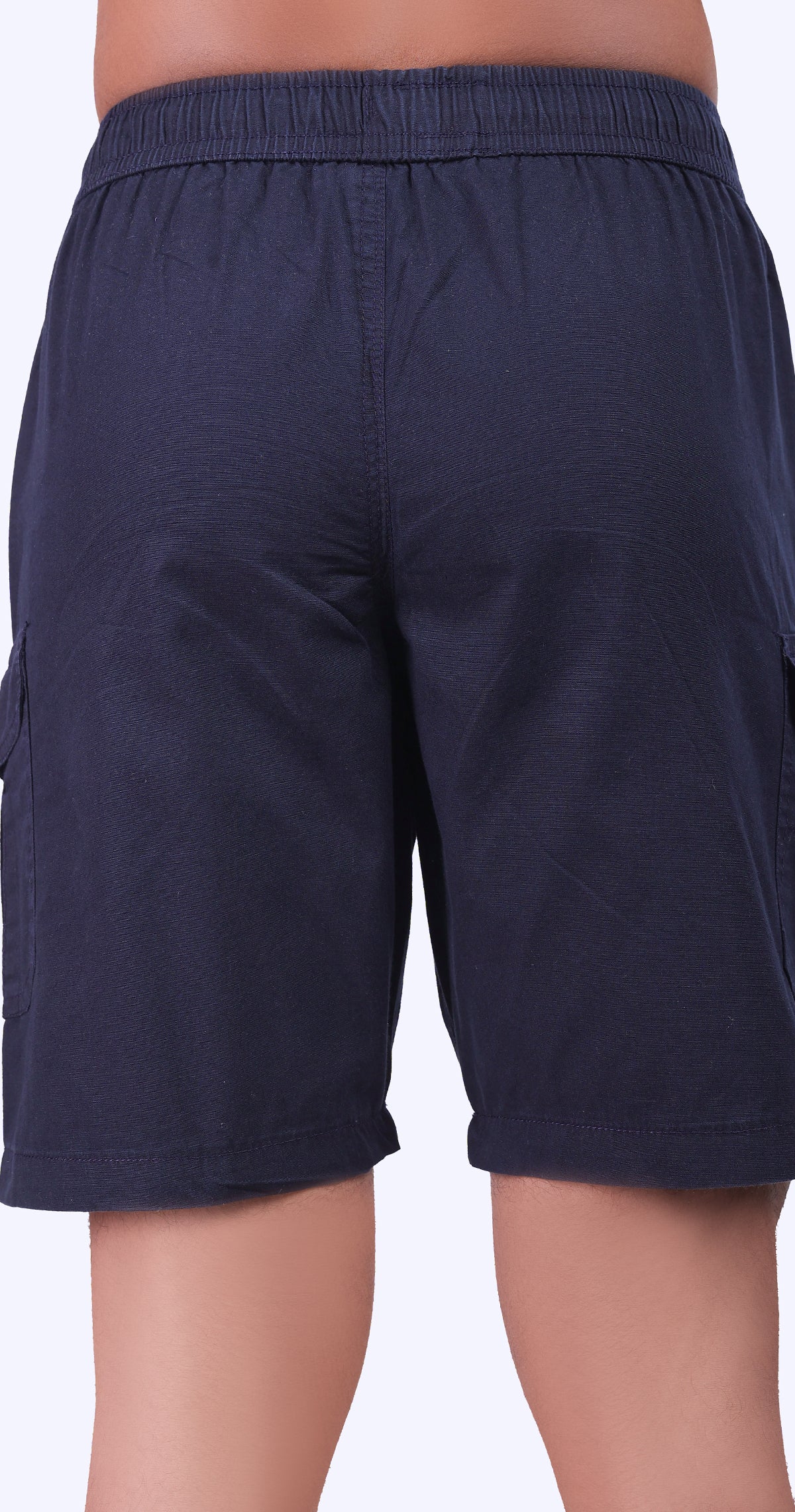 Men's Blue Sun Chic Solid Bermuda Comfort Cotton