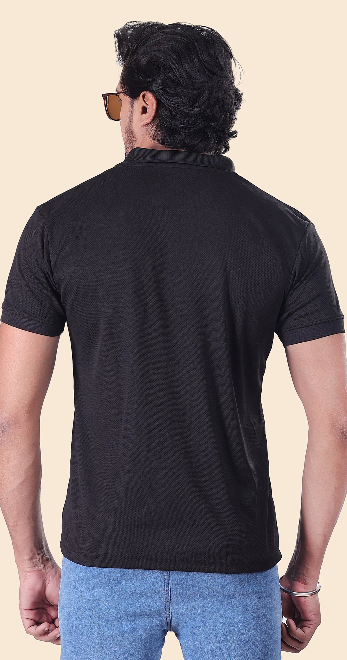 Men's Black Polo Perfection Tshirt