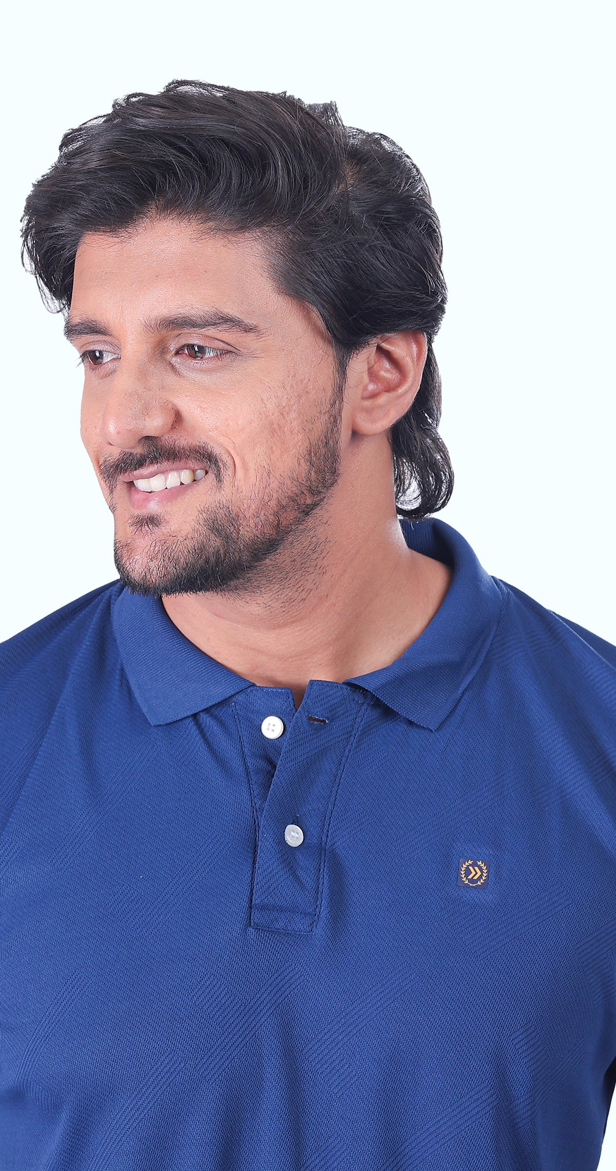 Men's Blue Polo Perfection Tshirt