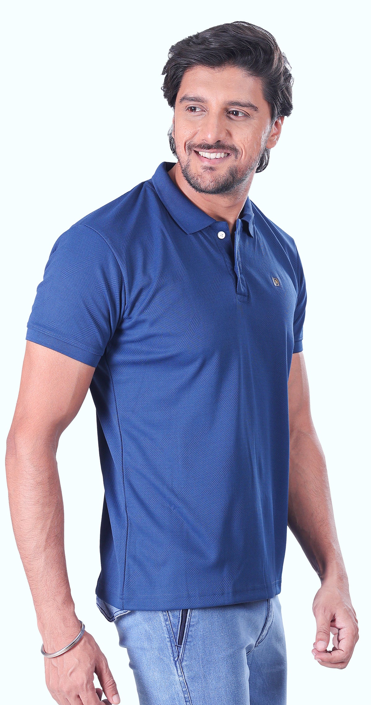Men's Blue Polo Perfection Tshirt