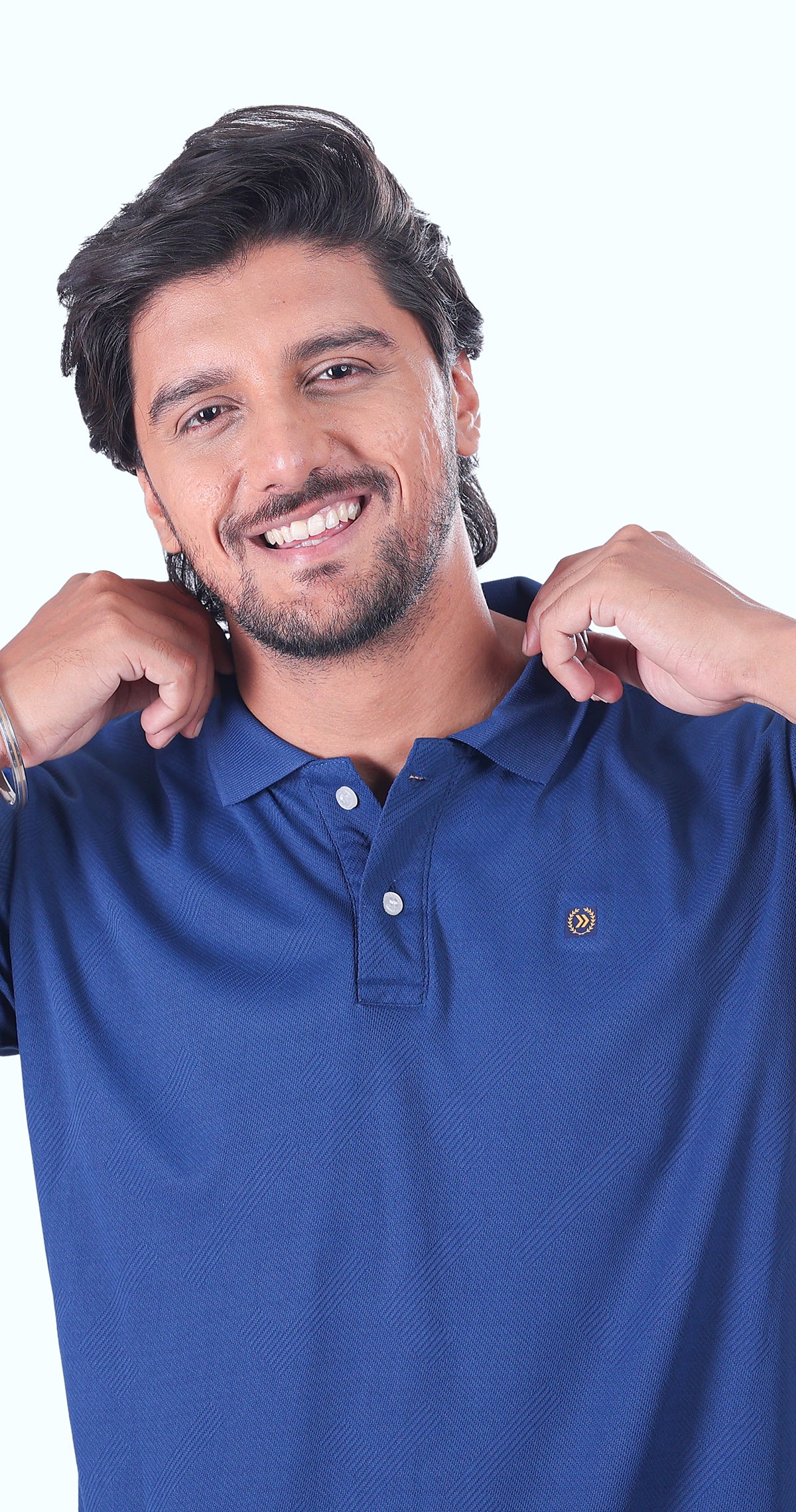 Men's Blue Polo Perfection Tshirt