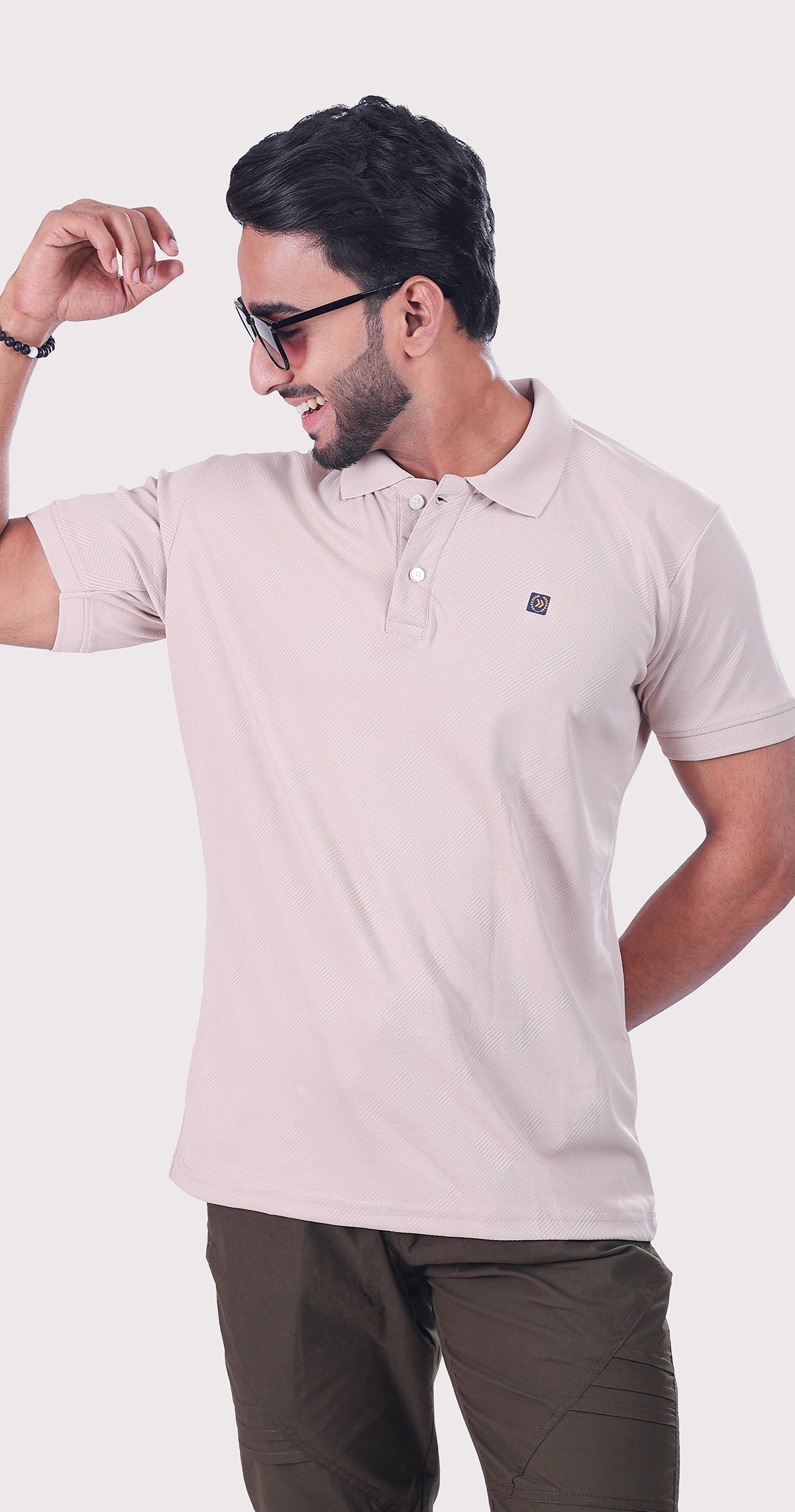 Men's Light Purple Polo Perfection Tshirt