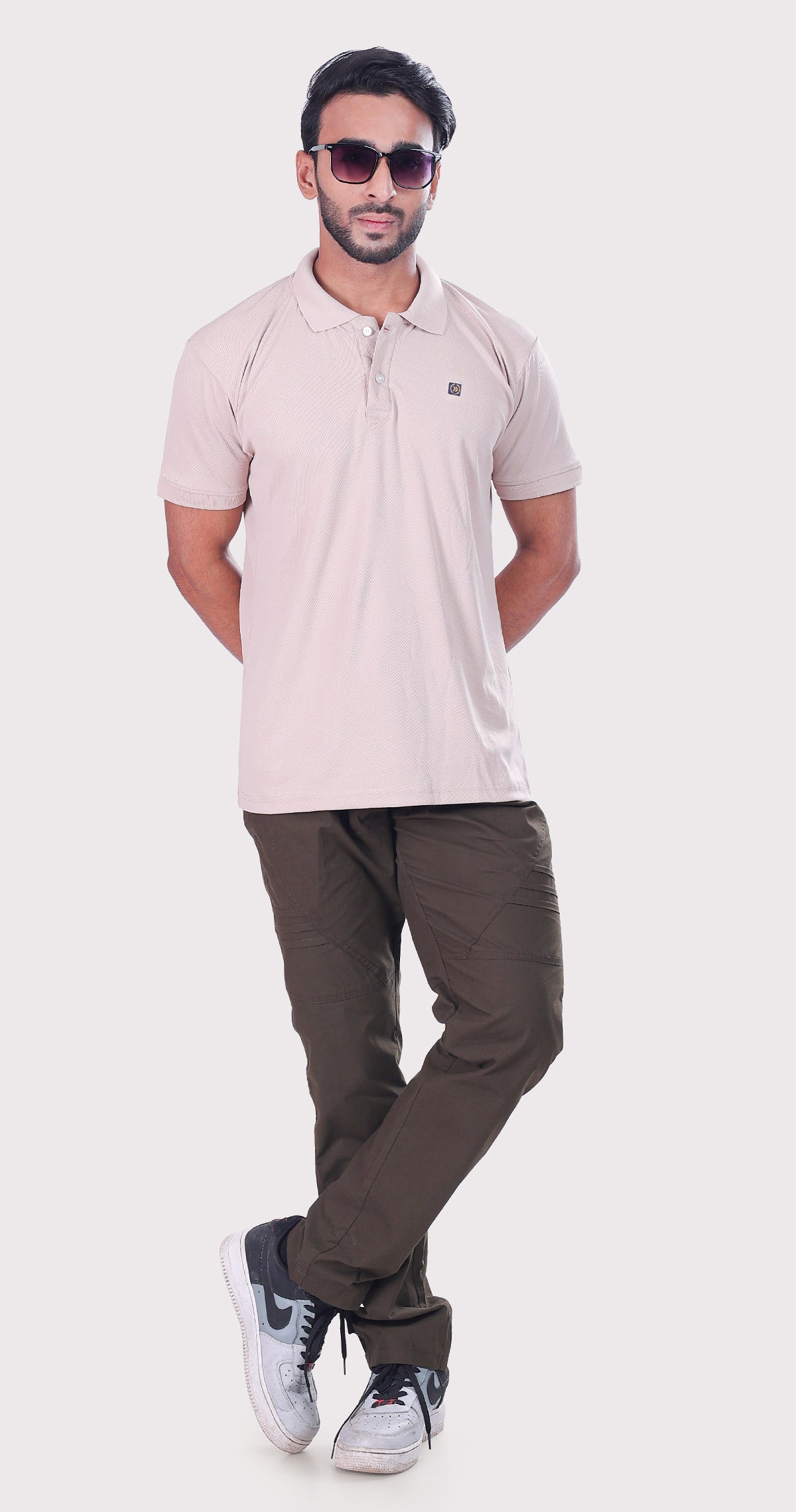Men's Light Purple Polo Perfection Tshirt