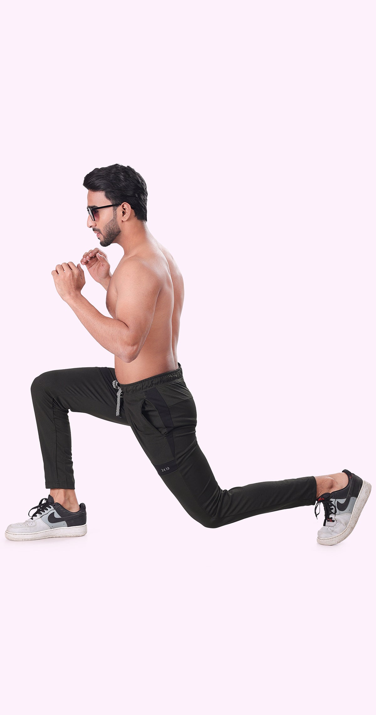 Men's Dynamic fit Sports Pants Soild sweat Control