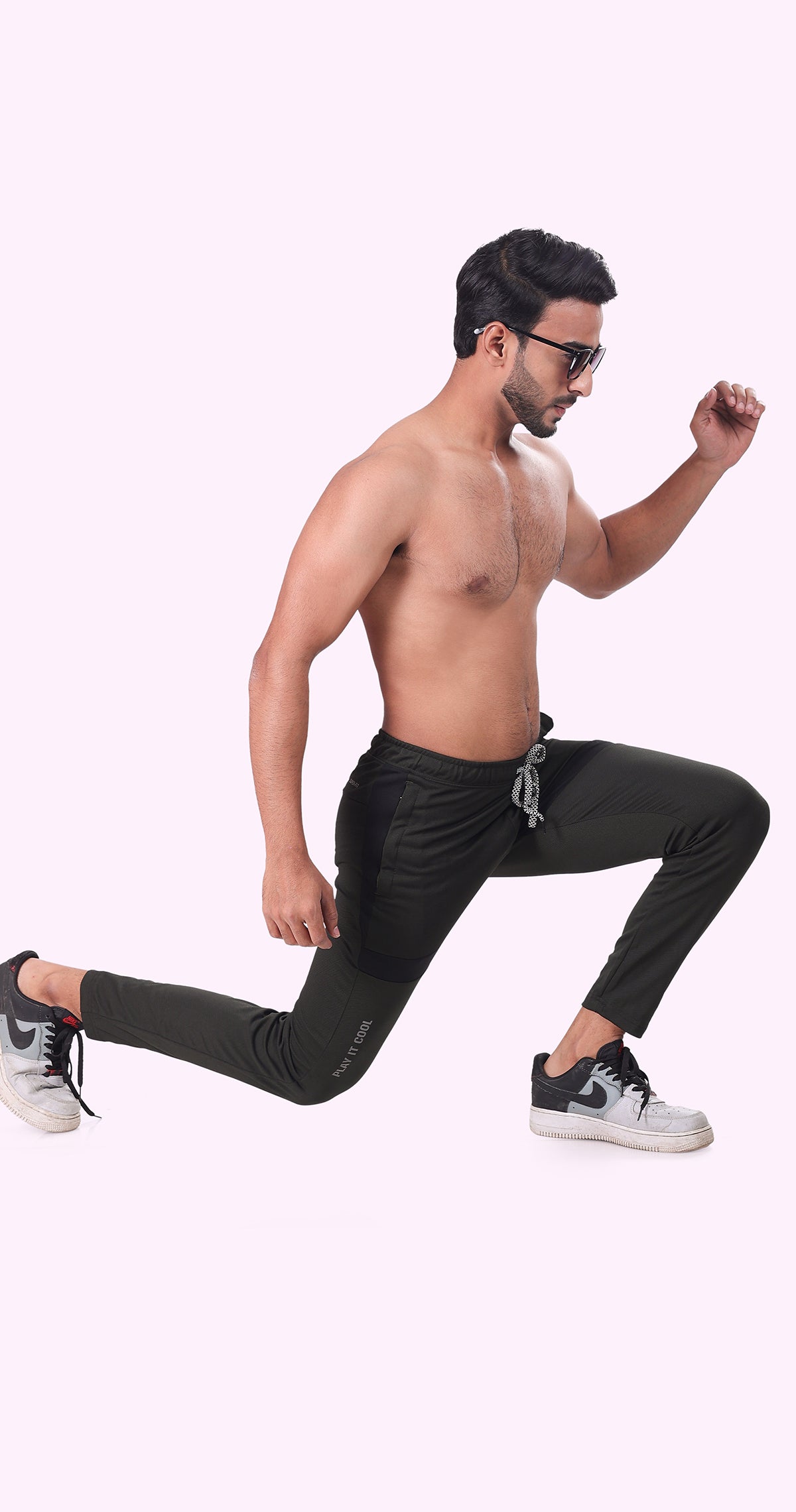 Men's Dynamic fit Sports Pants Soild sweat Control