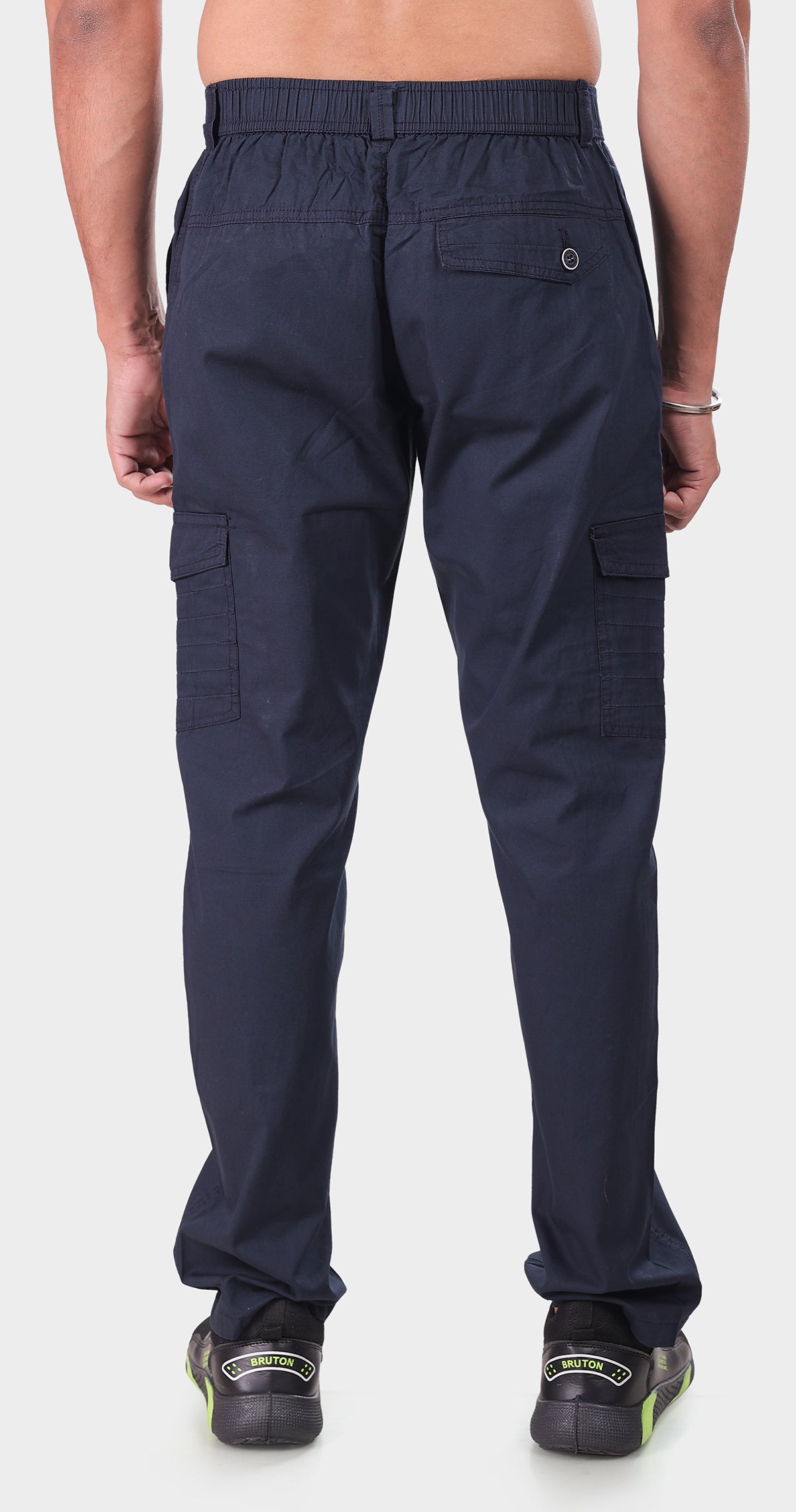 Men's Charcoal Grey Relaxation Pyjama Pants Solid Comfort Cotton