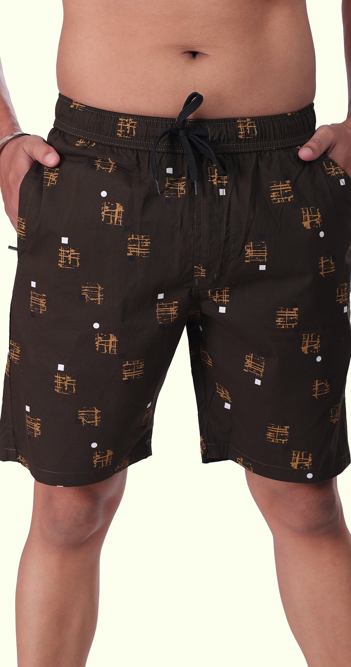 Men's Green Island Threads Printed Bermuda Comfort Cotton