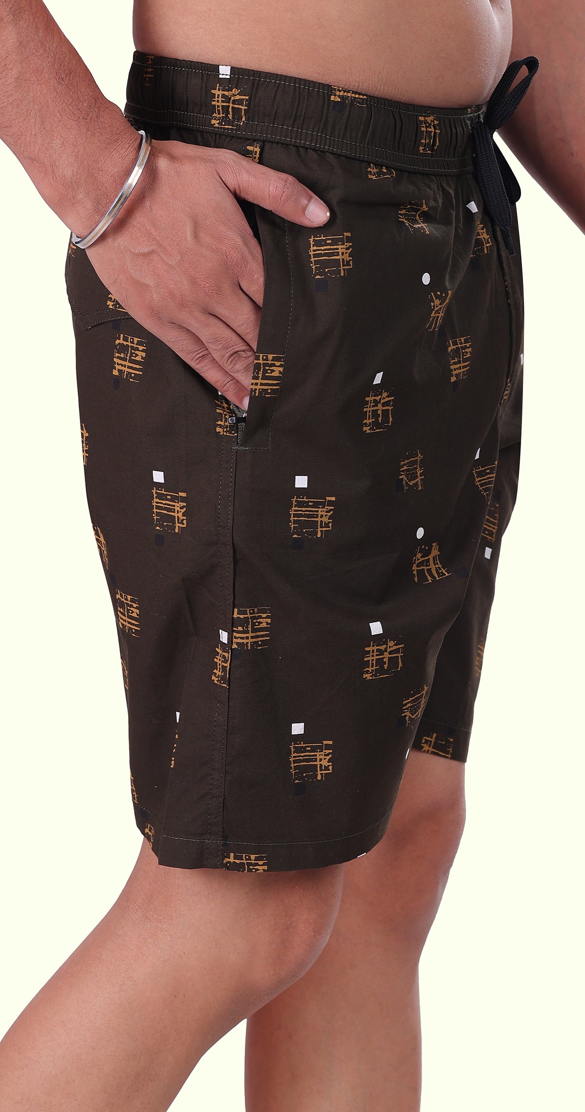 Men's Green Island Threads Printed Bermuda Comfort Cotton
