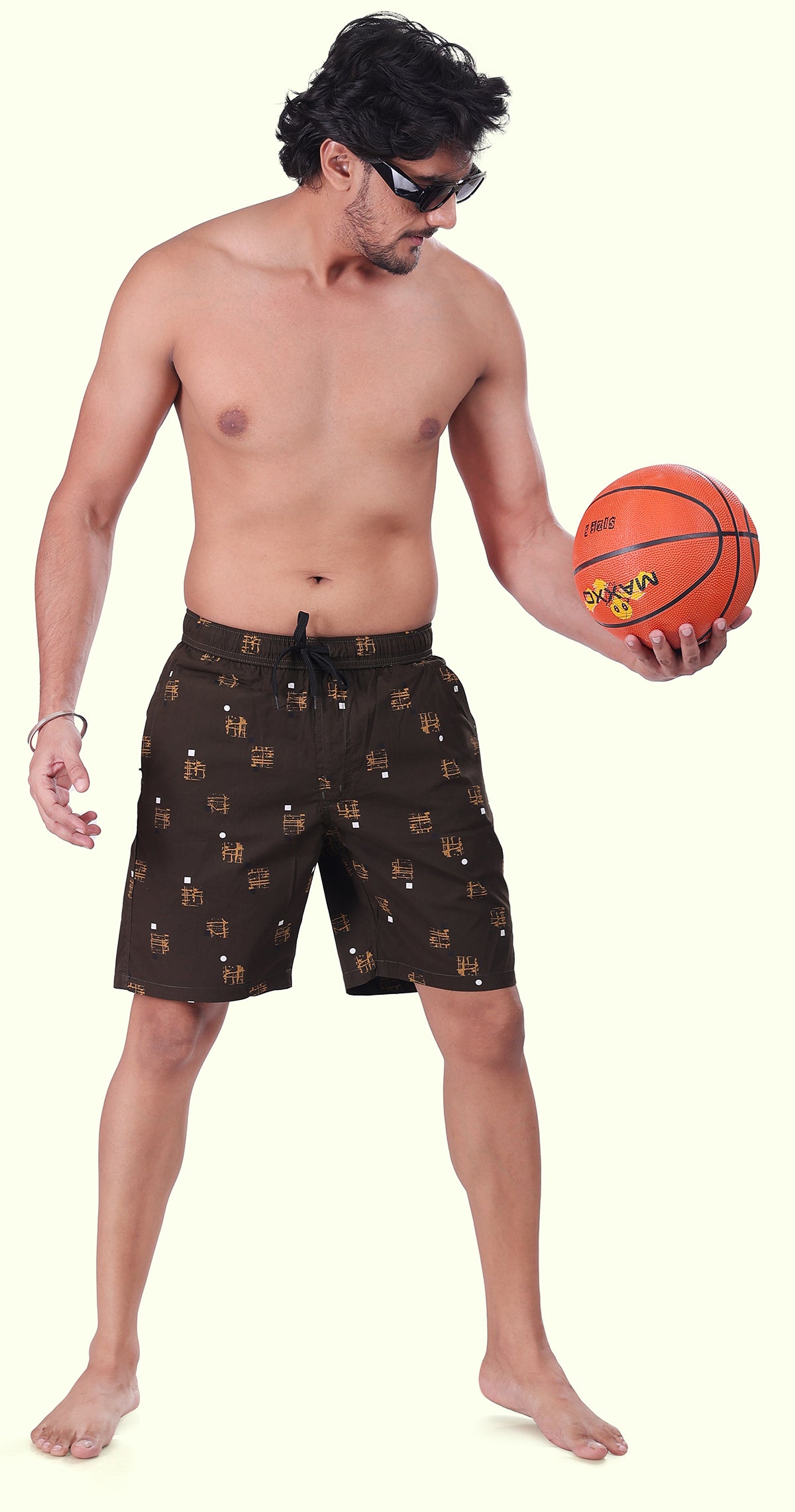 Men's Green Island Threads Printed Bermuda Comfort Cotton