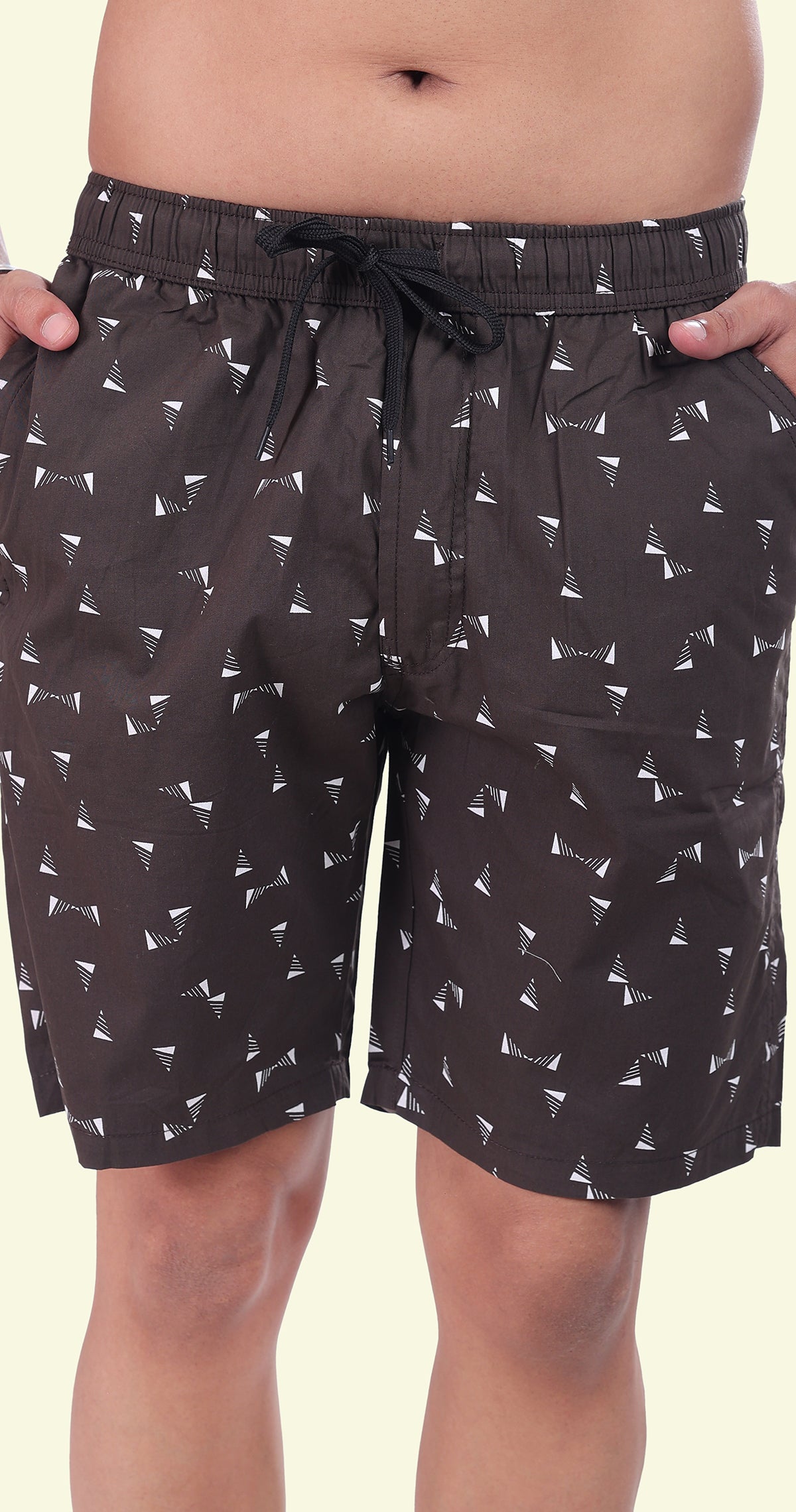 Men's Sand Stone Island Threads Printed Bermuda Comfort Cotton