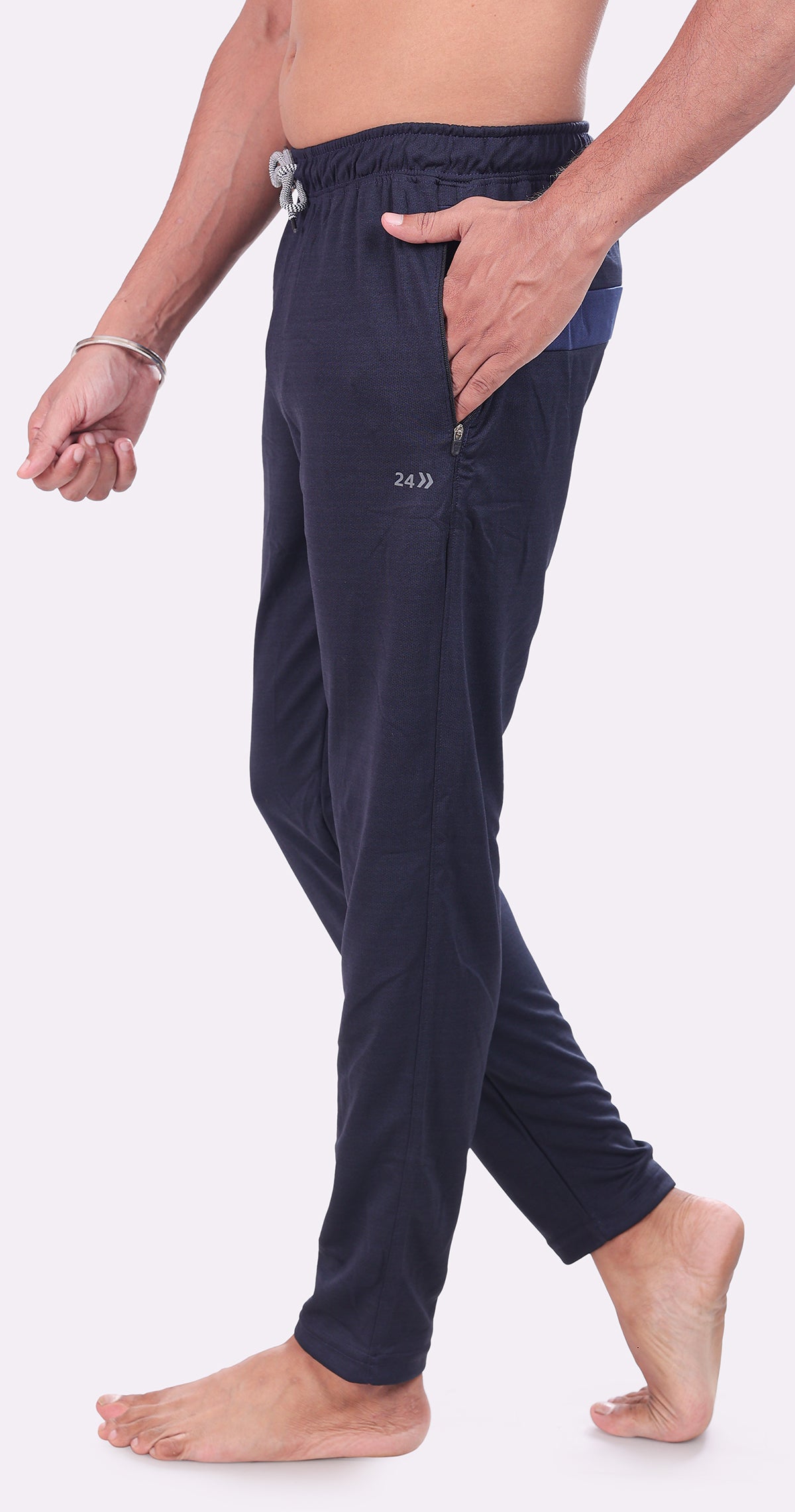 Men's Blue Performance Gear Sports Pants Soild sweat Control