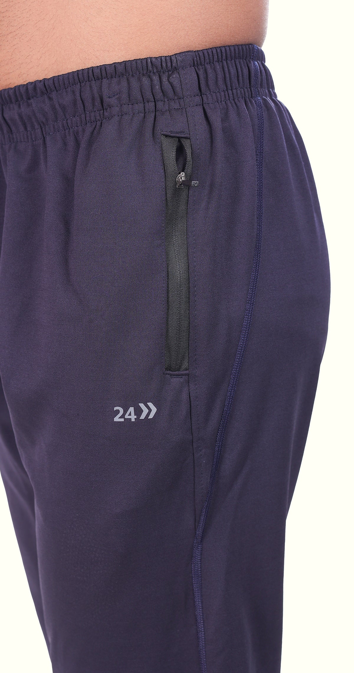 Men's Blue Pro Motion Sports Pants Soild sweat Control