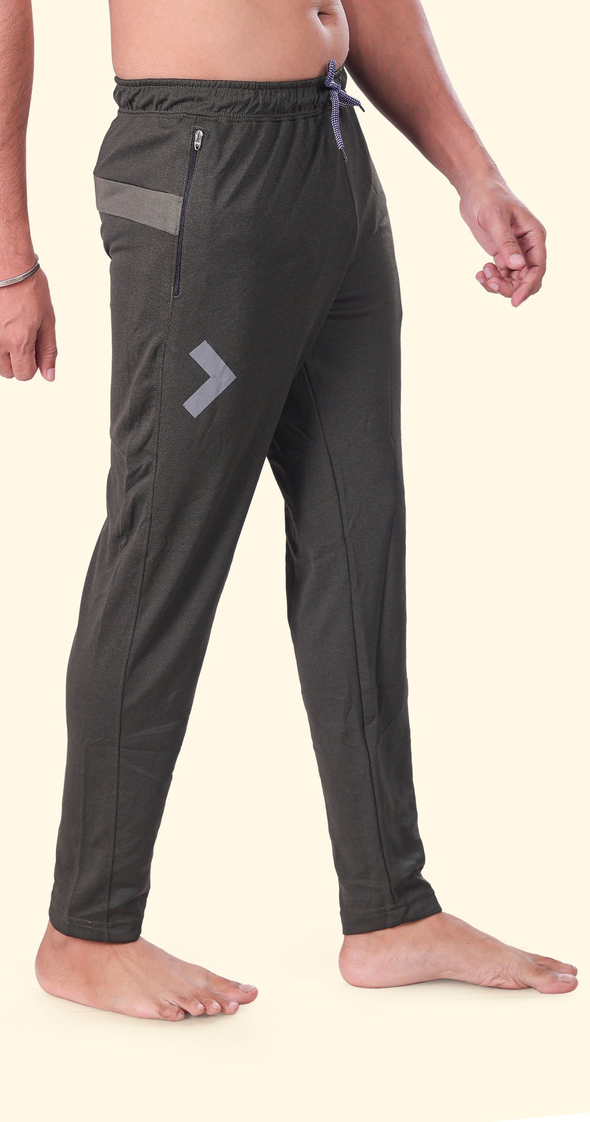 Men's Green Performance Gear Sports Pants Soild sweat Control