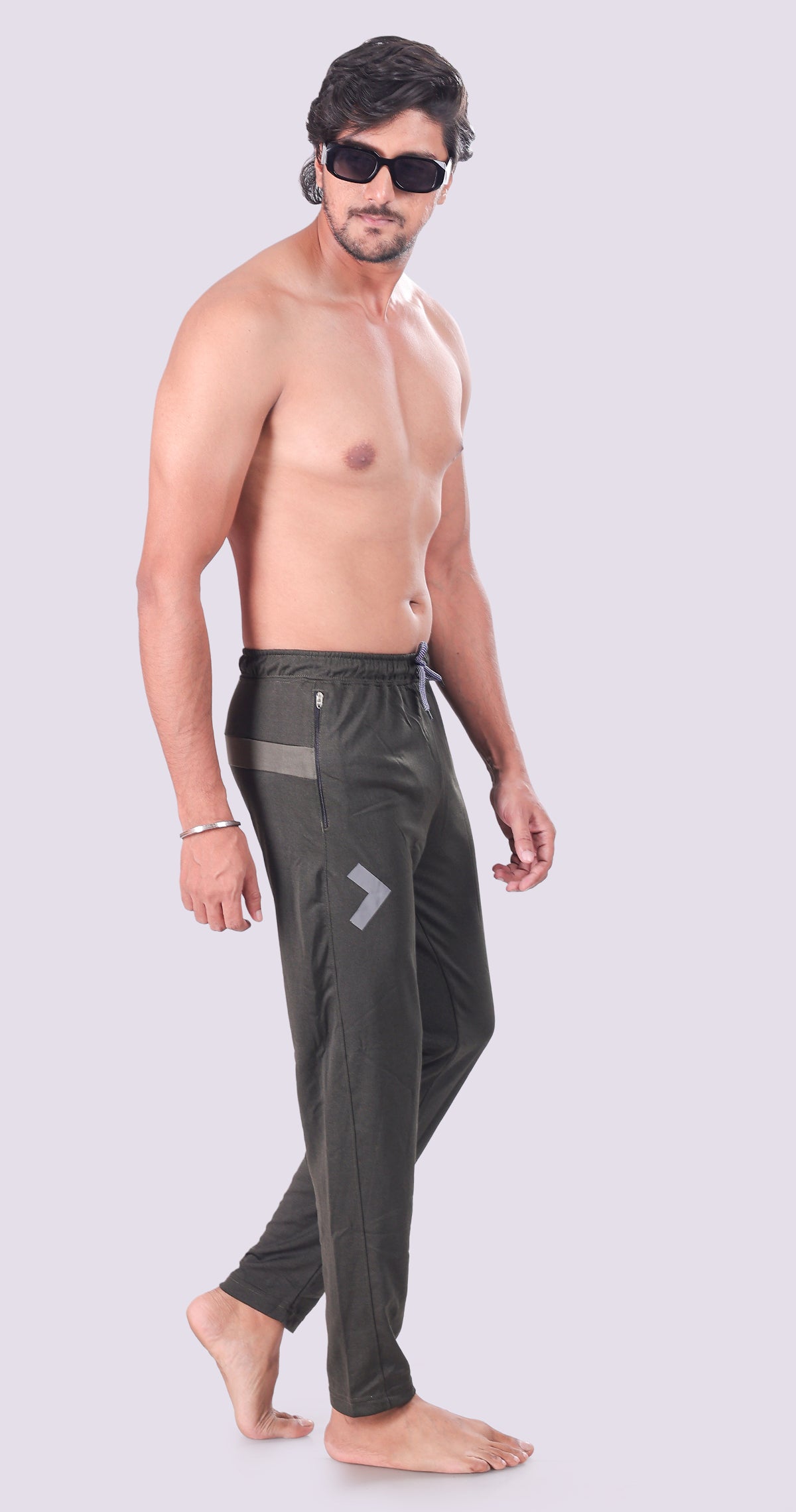 Men's Green Performance Gear Sports Pants Soild sweat Control
