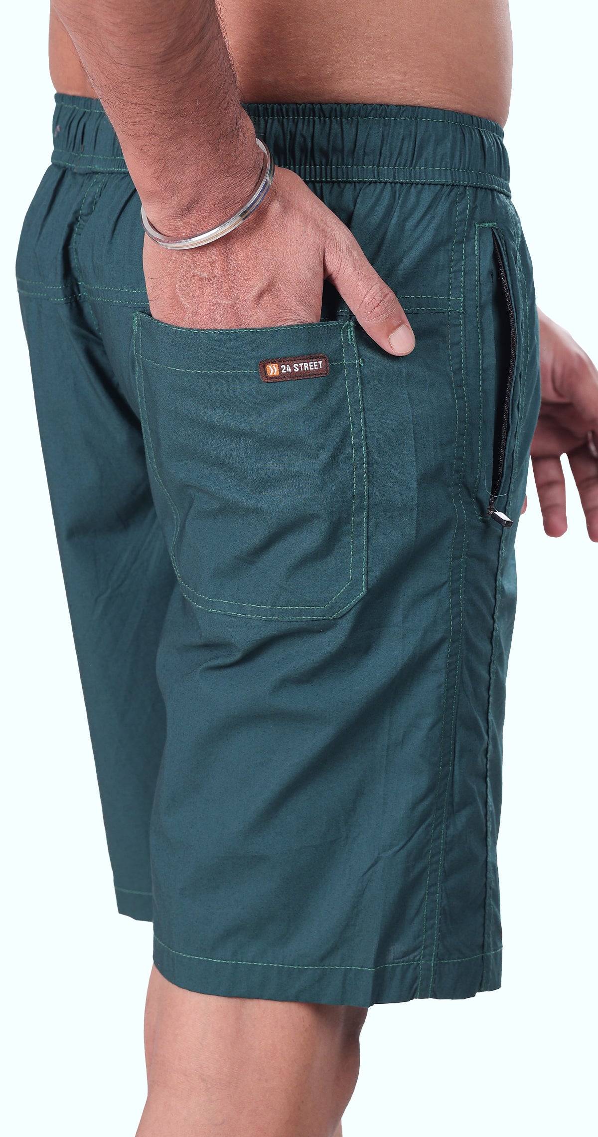Men's Bermuda Vibe Solid Comfort Cotton