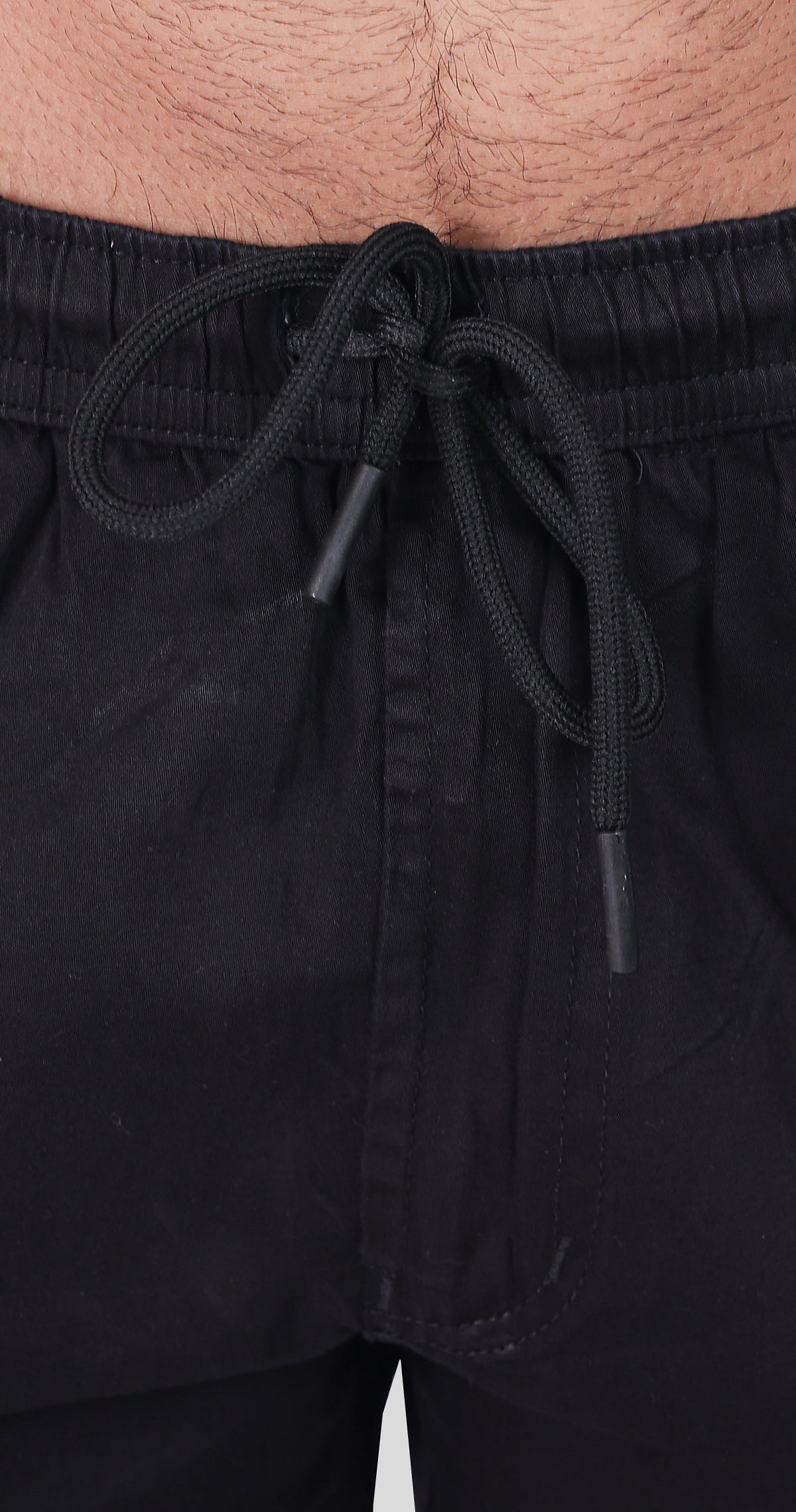 Men's Black Tiki Tide Solid Bermuda Comfort Cotton