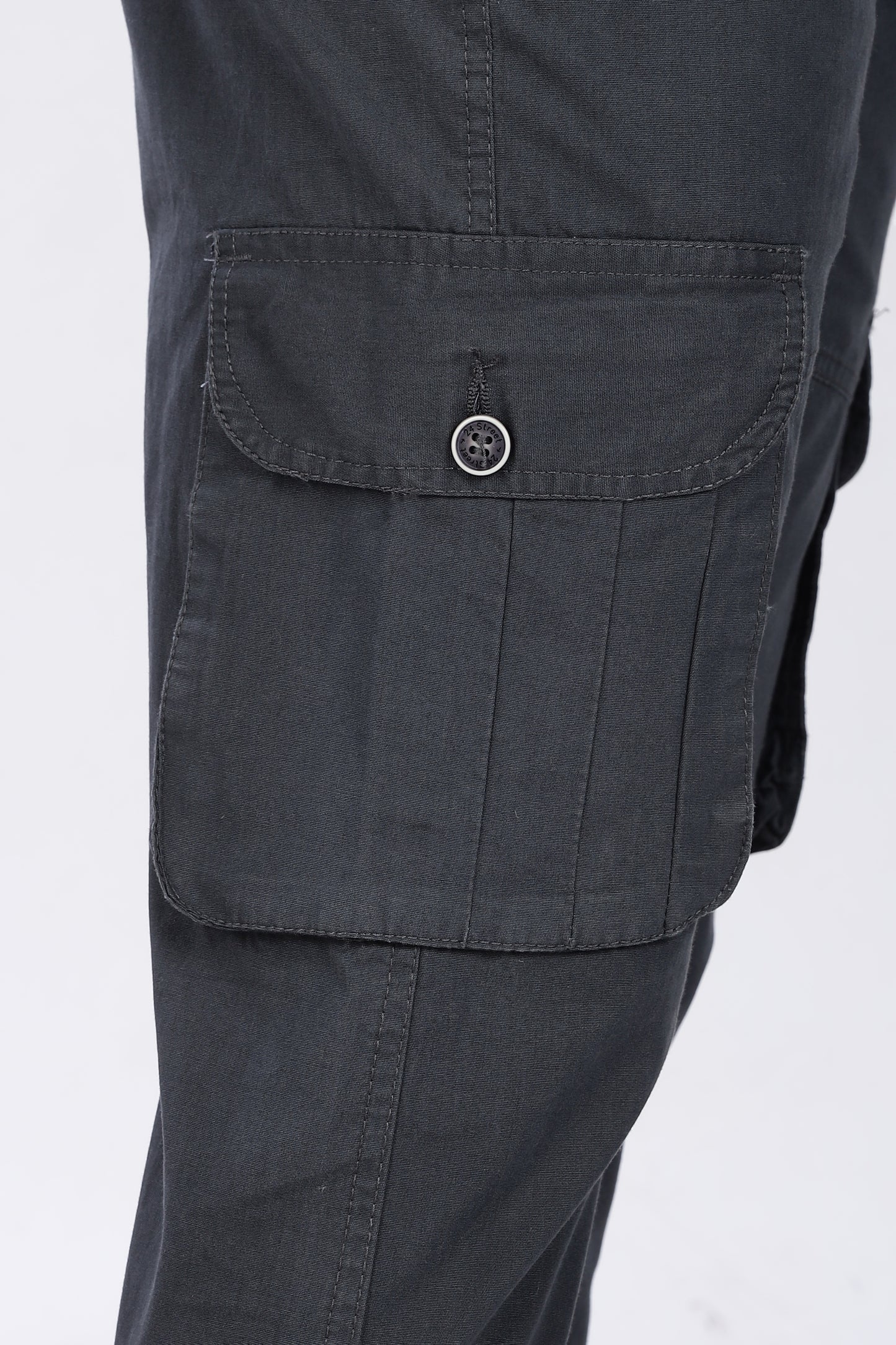 Men's Grey Performance Pulse Solid Jogger Cotton
