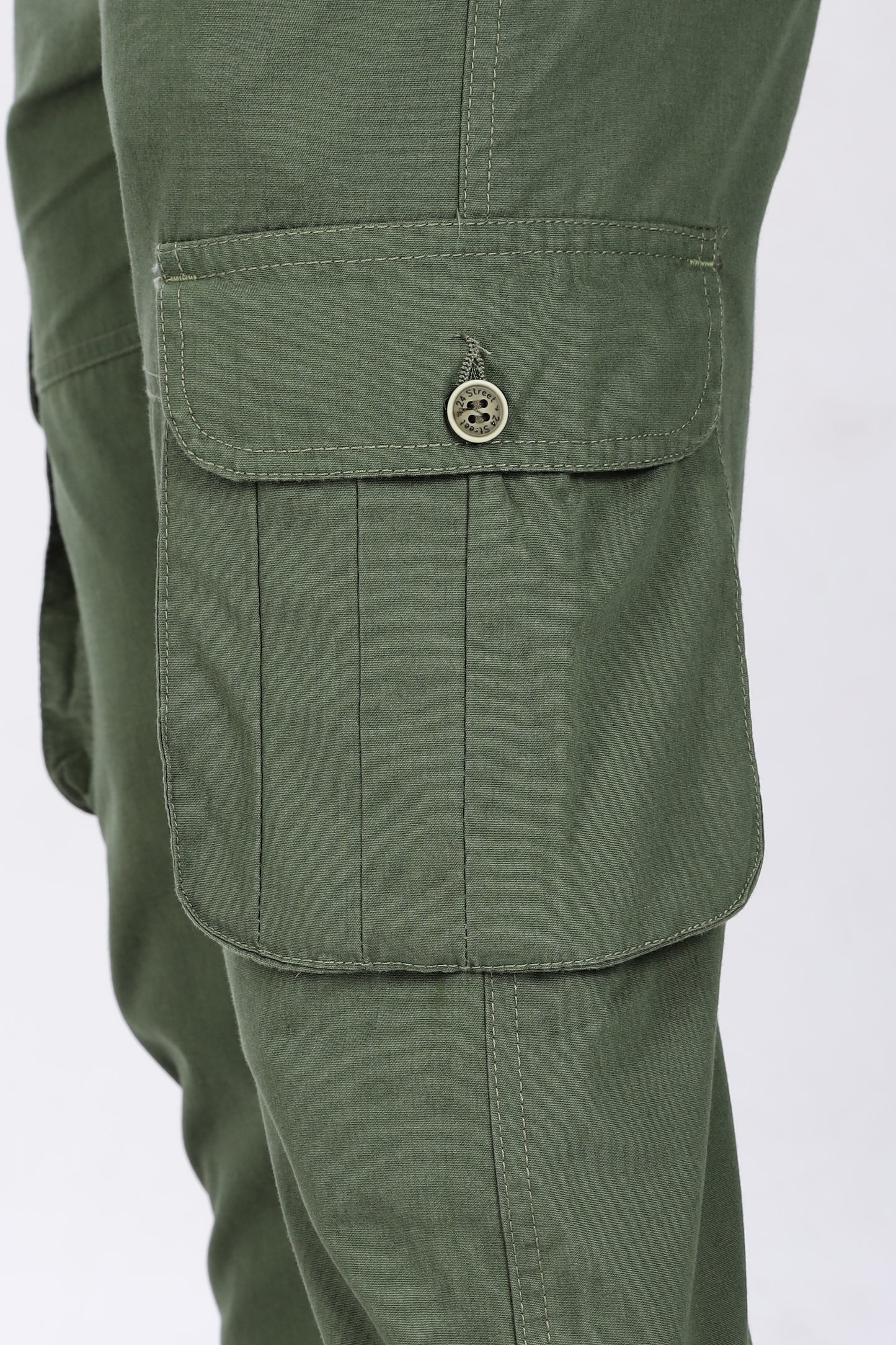 Men's Green Performance Pulse Solid Jogger Cotton