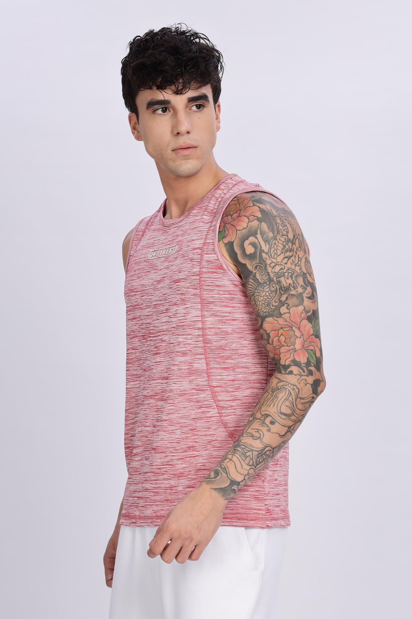 Men's Dusty Rose Active Wear SandoTshirt