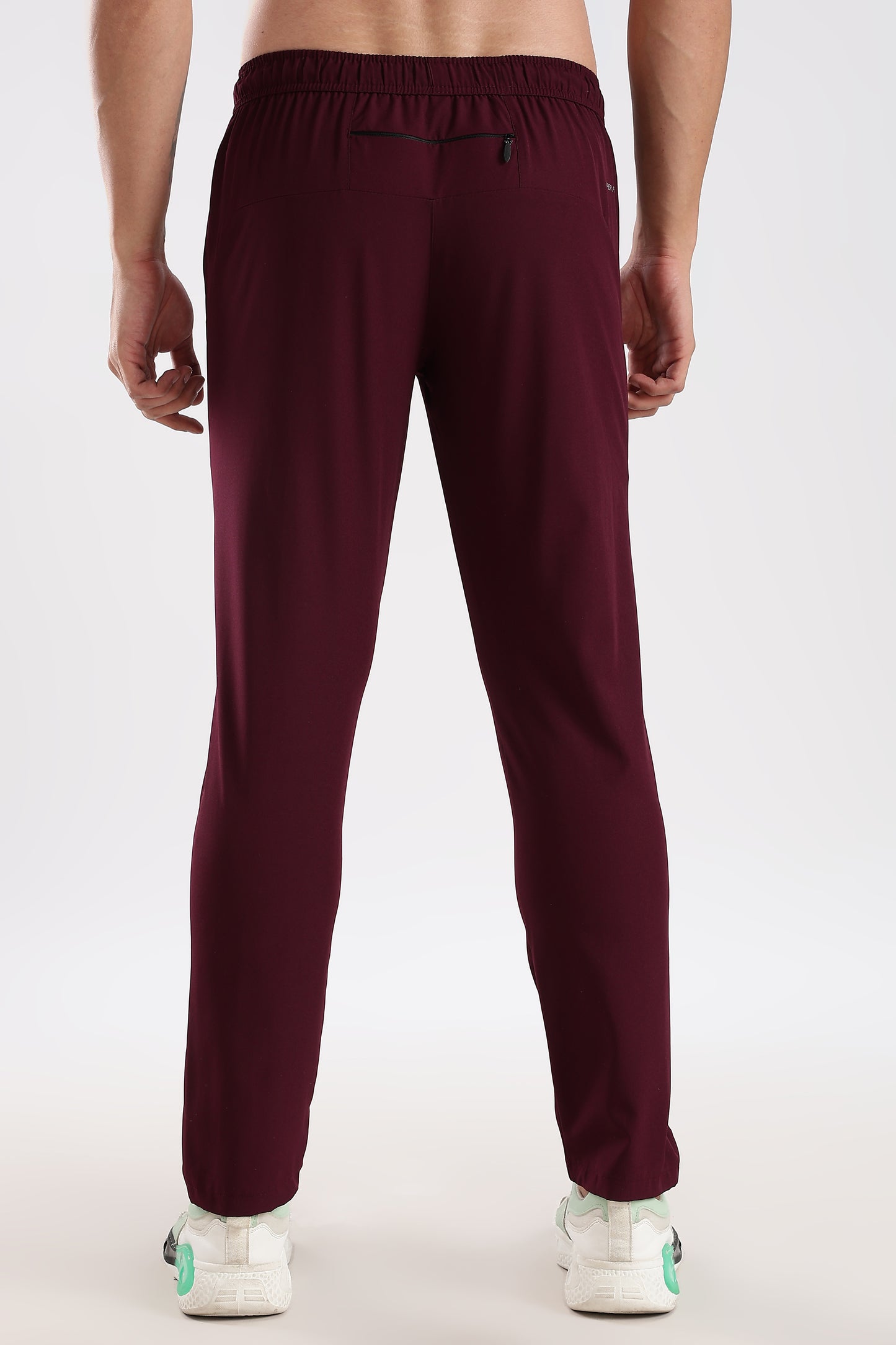 Men's Maroon sports fitness trouser