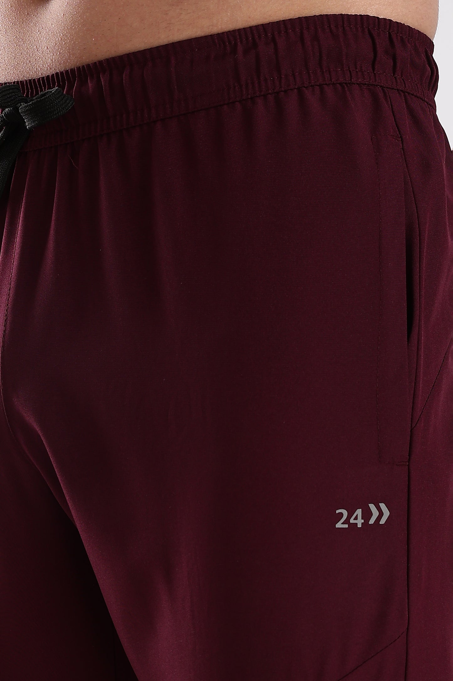 Men's Maroon sports fitness trouser
