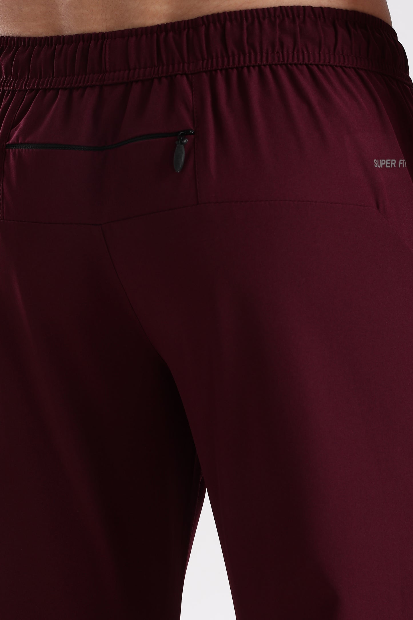 Men's Maroon sports fitness trouser
