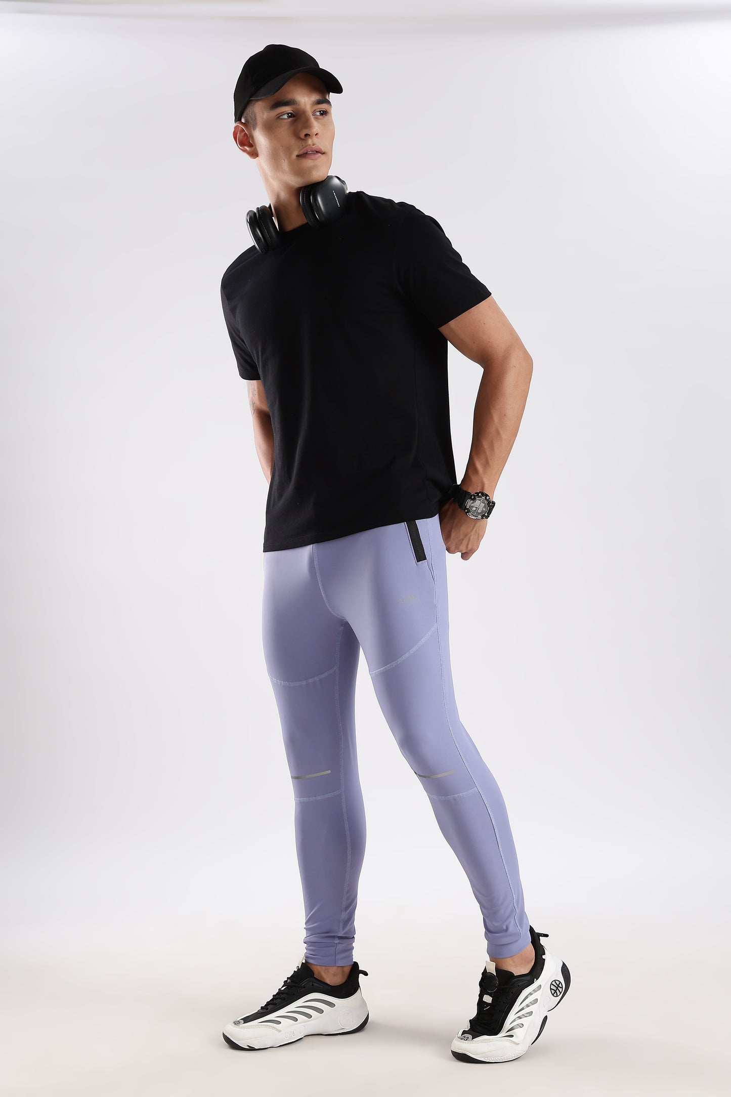 Men's Lavender sportswear joggers