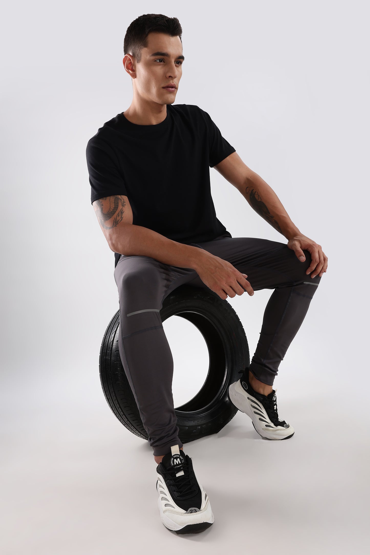 Men's Grey sportswear joggers