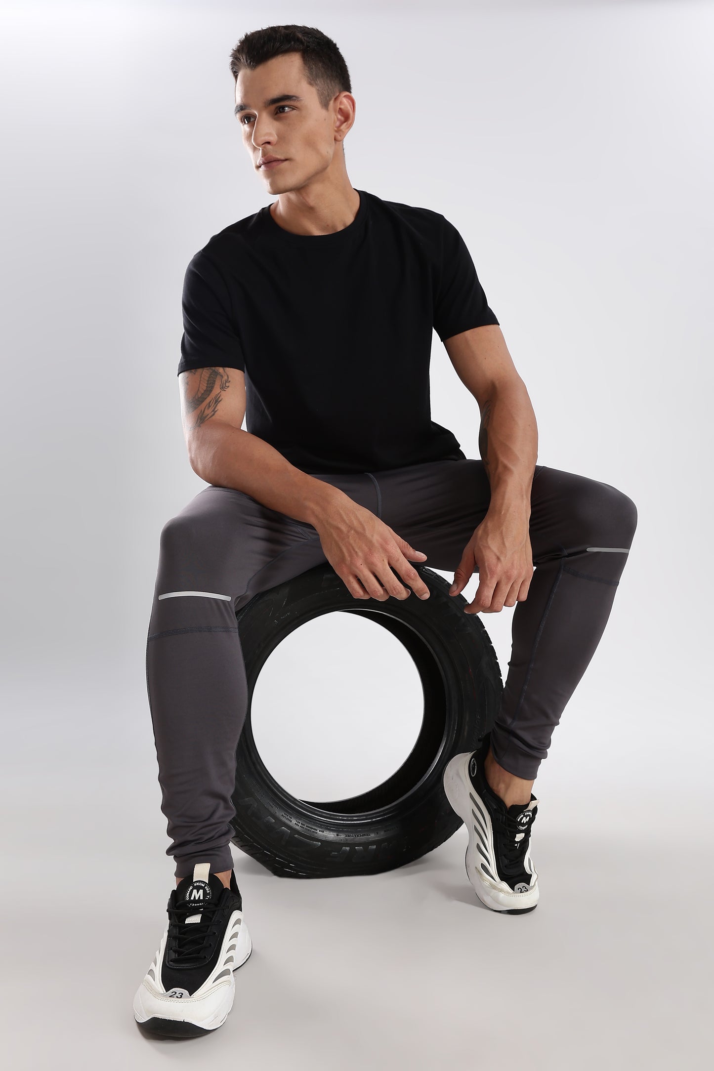 Men's Grey sportswear joggers