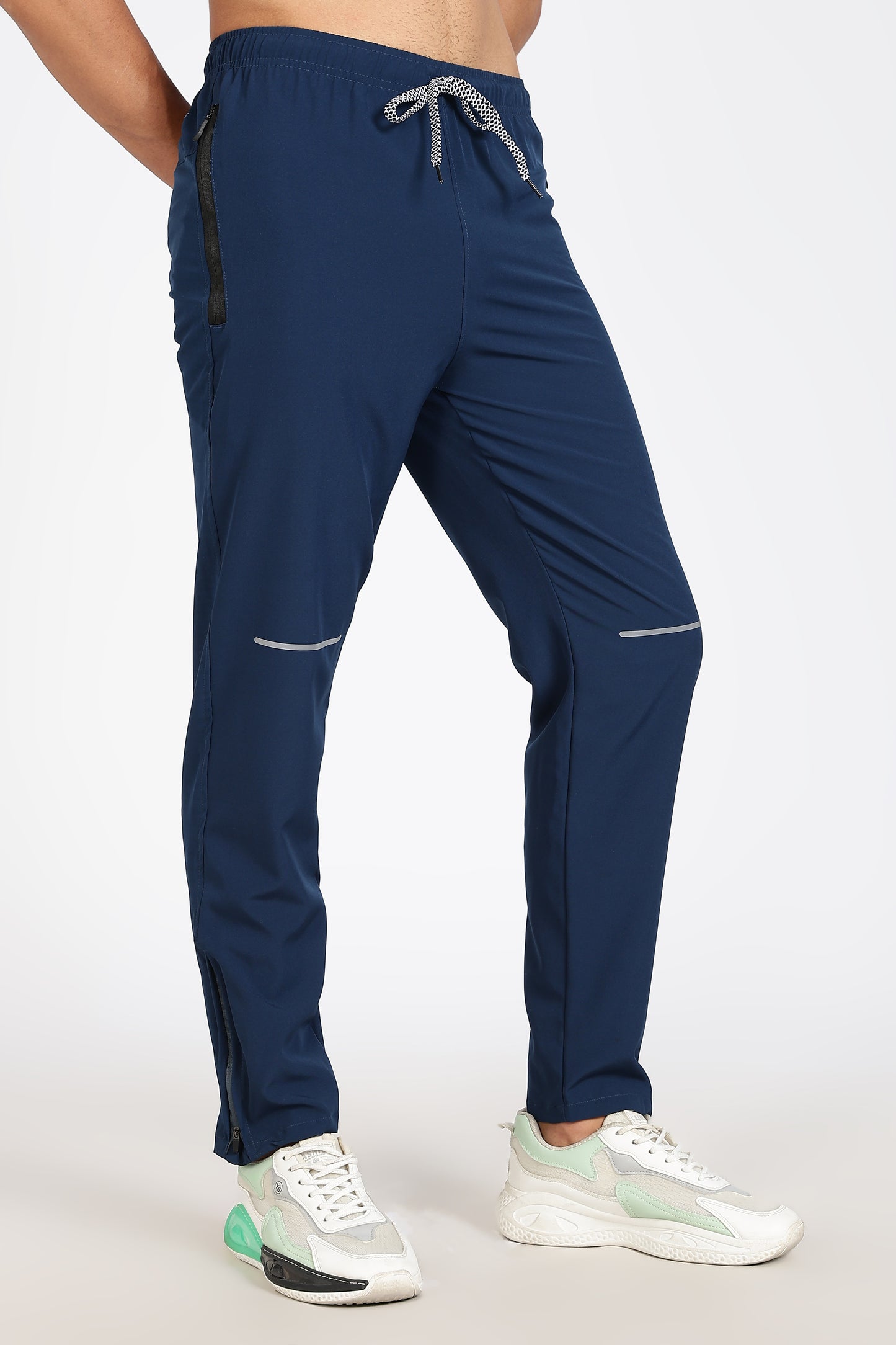 Men's Blue sports active track lower Pant