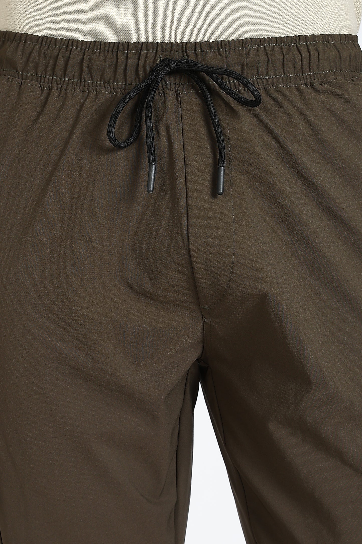 Men's Green Elite Joggers Solid
