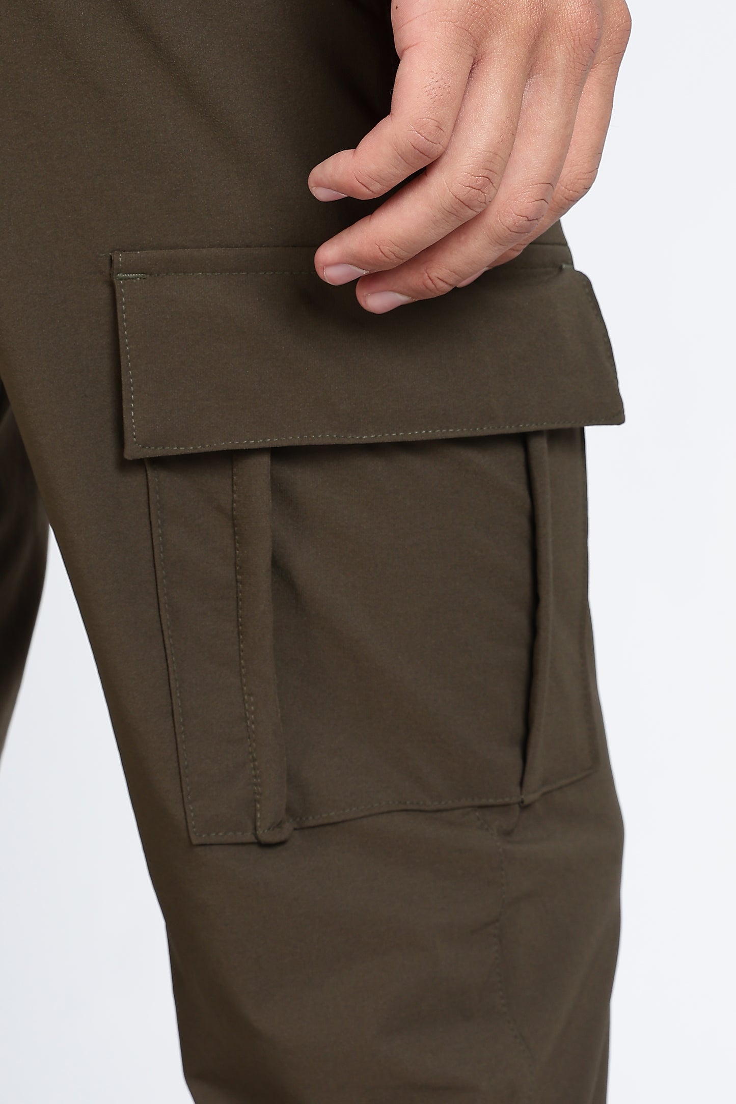 Men's Green Elite Joggers Solid