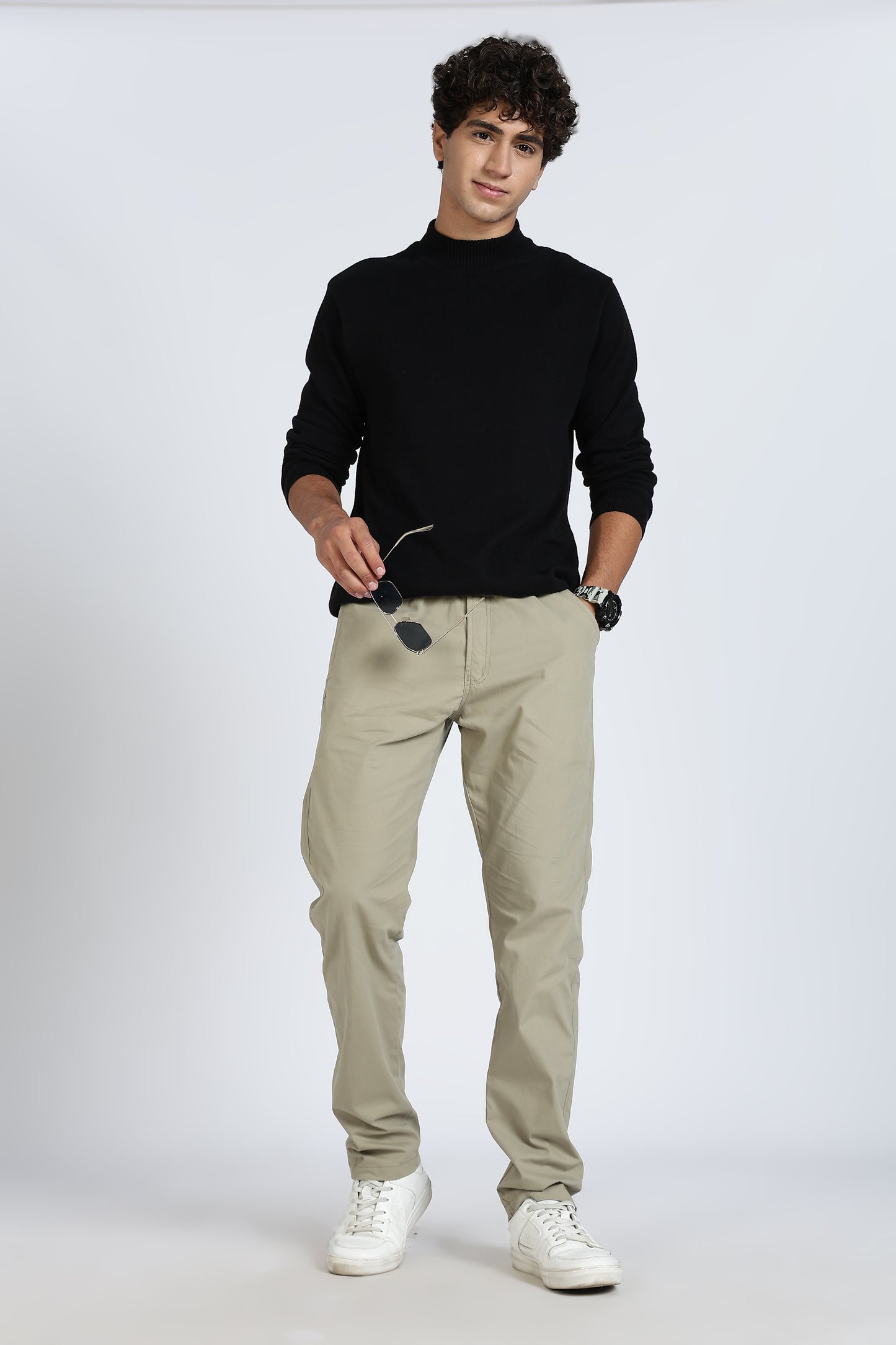 Men's Khakee Relax Fit Pyjamas Pants Solid Comfort Cotton