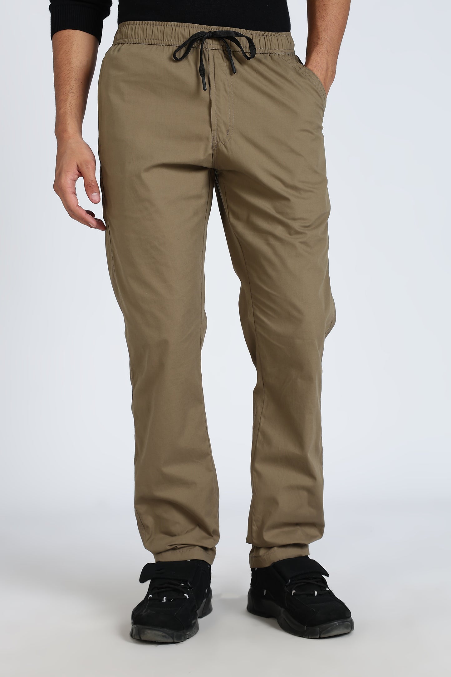 Men's Dusty Olive Relax Fit Pyjamas Pants Solid Comfort Cotton