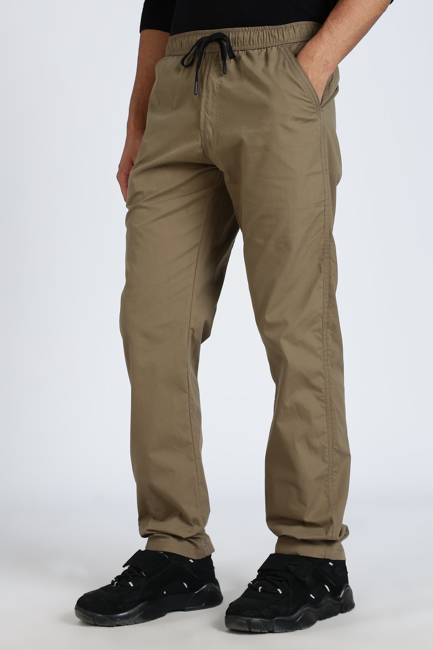 Men's Dusty Olive Relax Fit Pyjamas Pants Solid Comfort Cotton