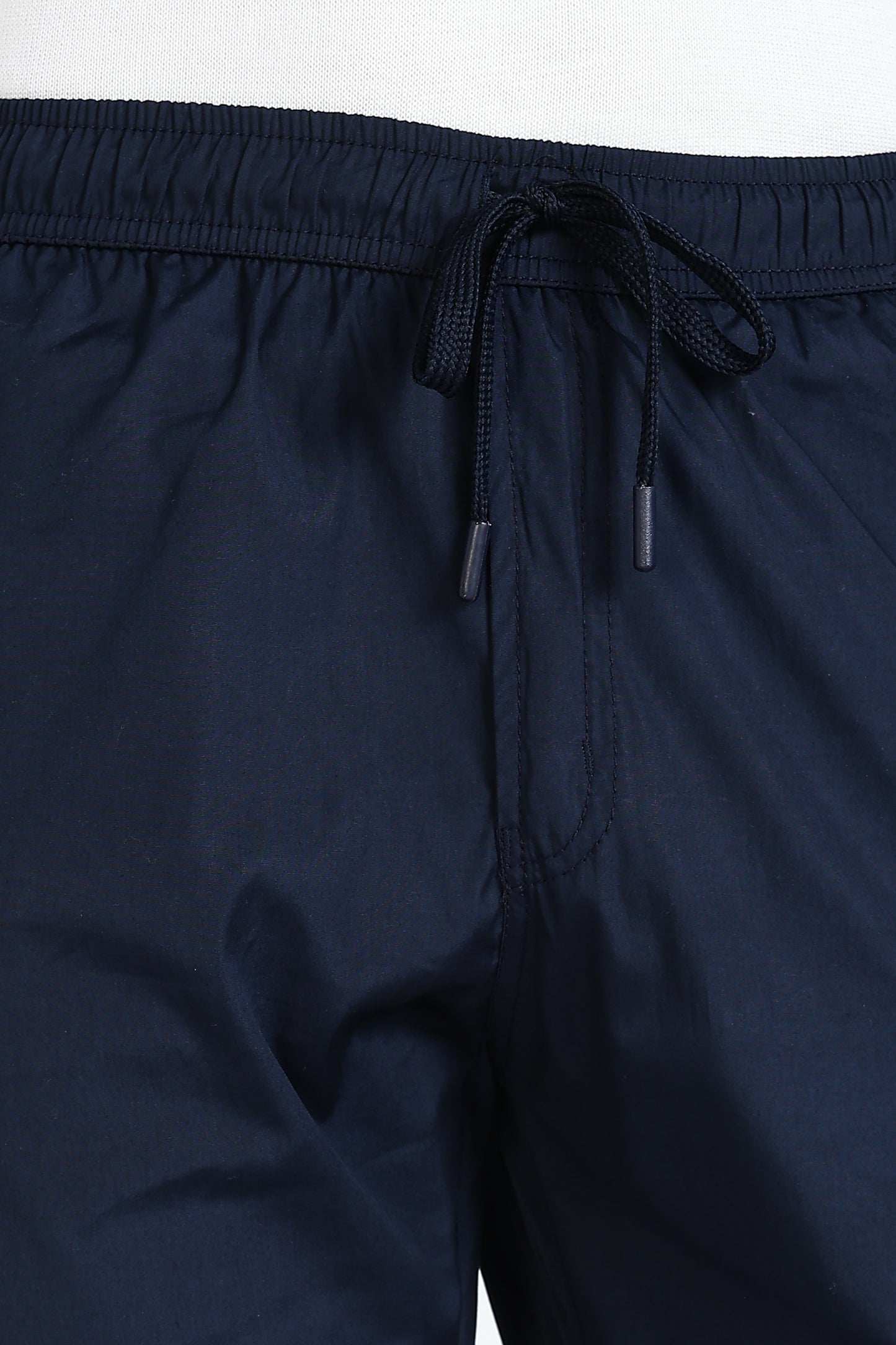 Men's Blue Relax Fit Pyjamas Pants Solid Comfort Cotton