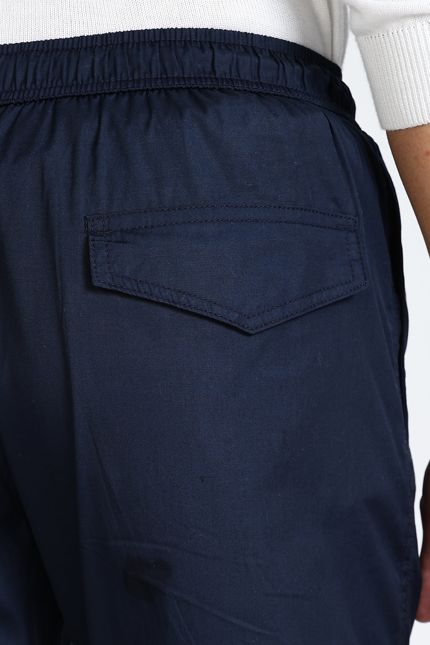 Men's Blue Relax Fit Pyjamas Pants Solid Comfort Cotton