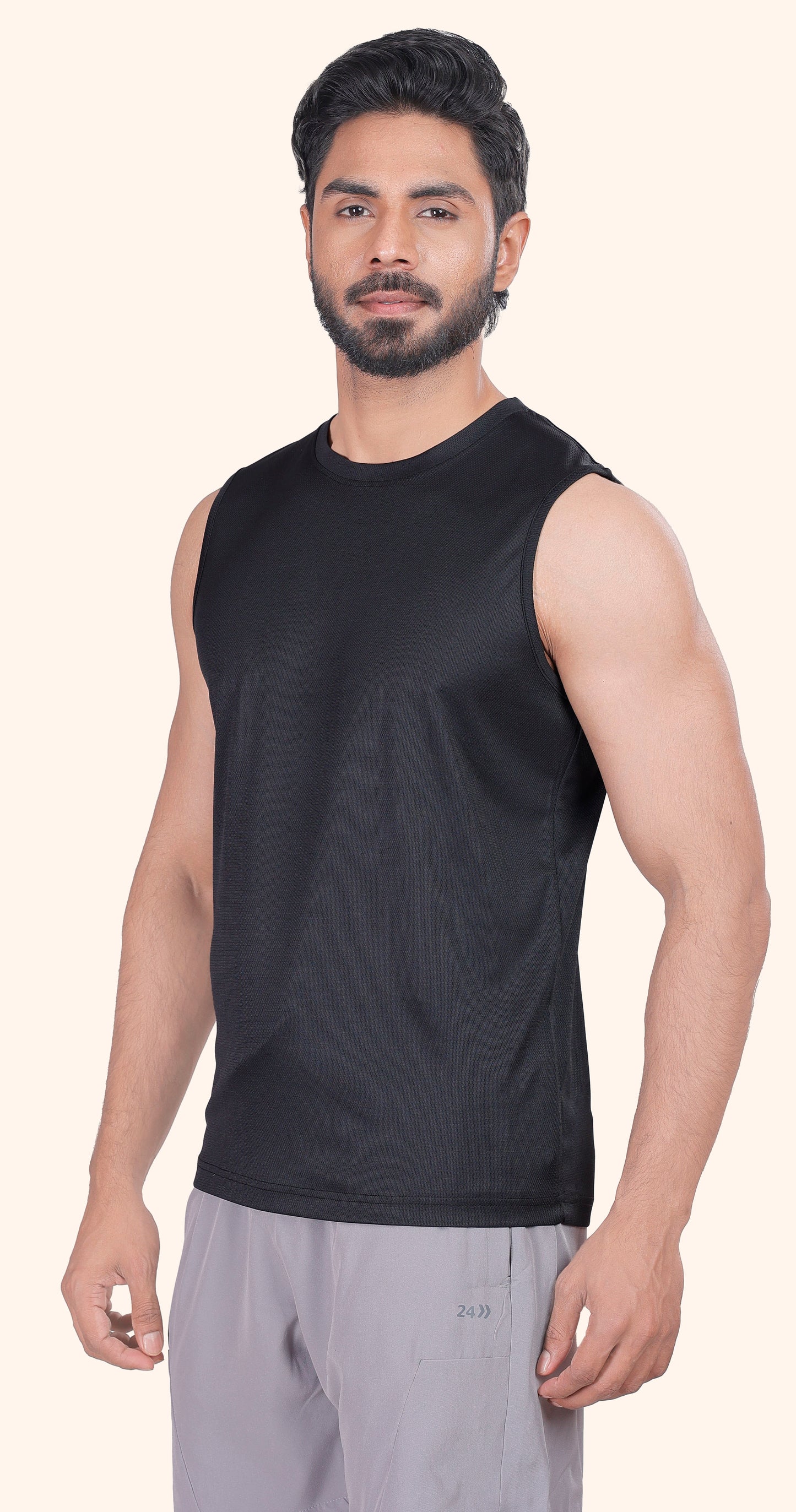 Men's Black Active Wear Essentials Sports Sandow