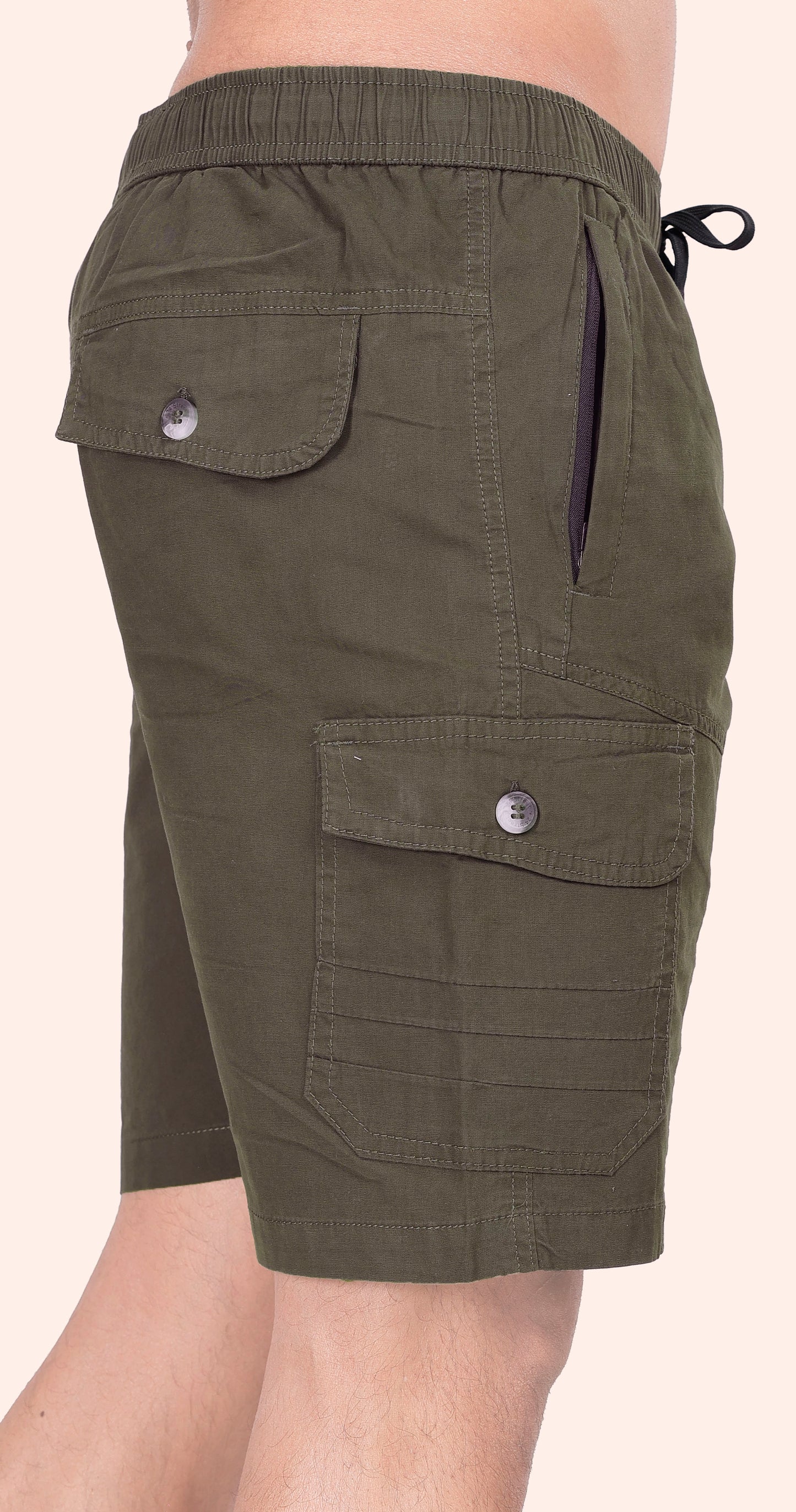 Men's Paradise Path Solid Bermuda Comfort Cotton
