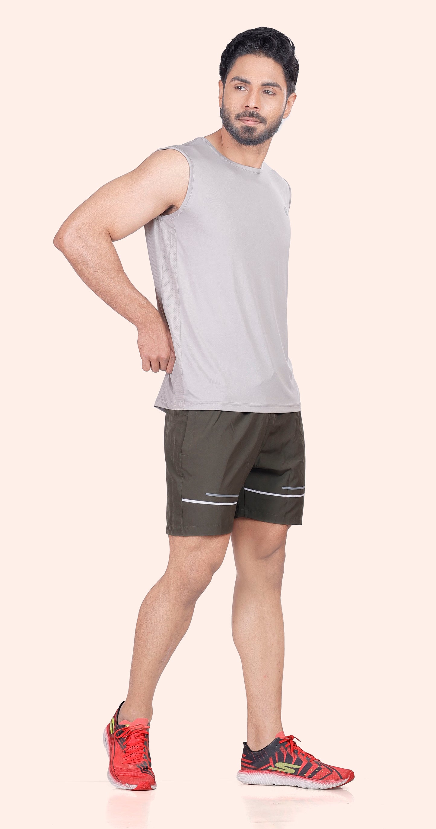 Men's Green Active Pulse Sports Shorts