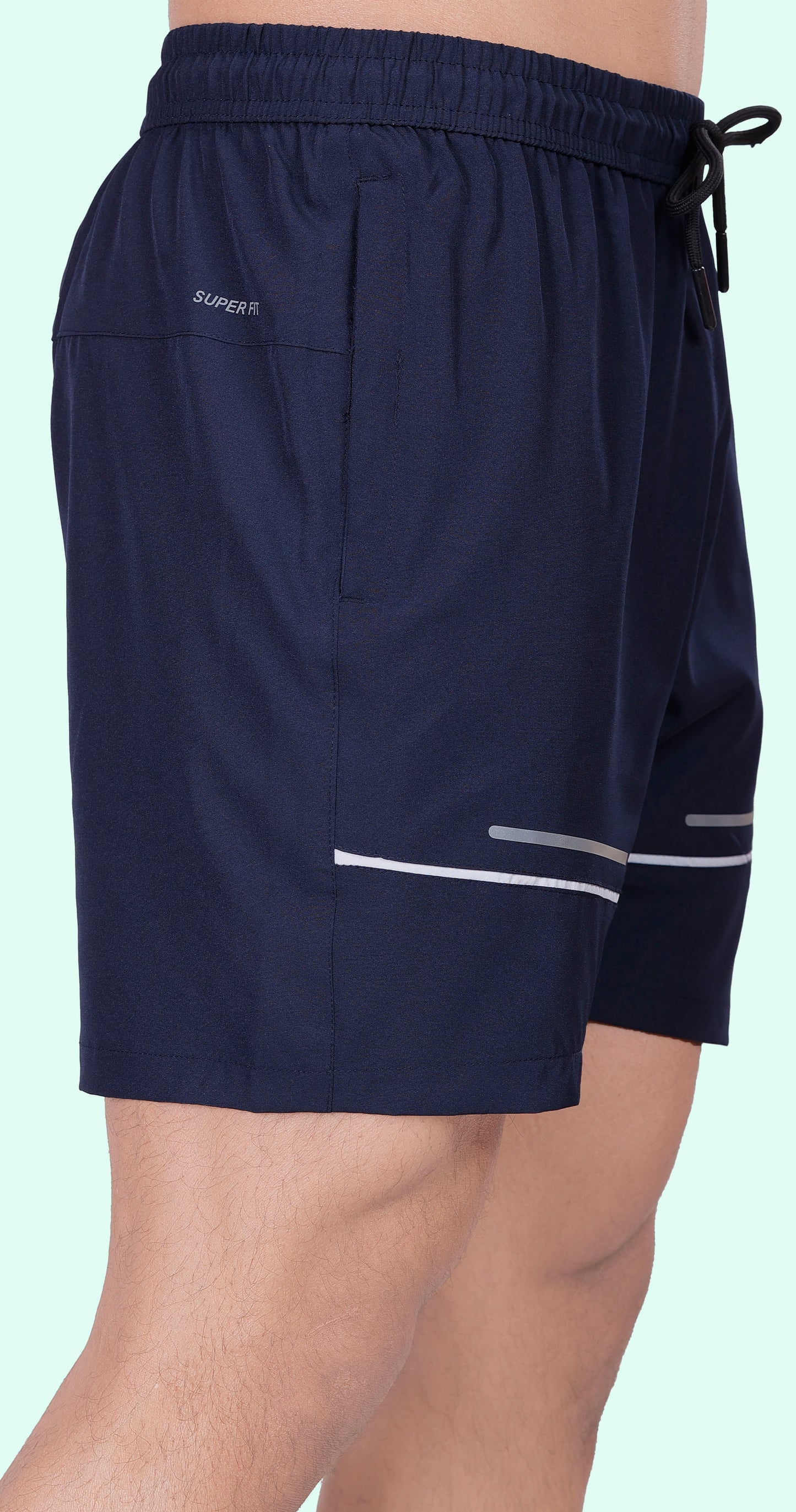 Men's Dark Blue Active Pulse Sports Shorts