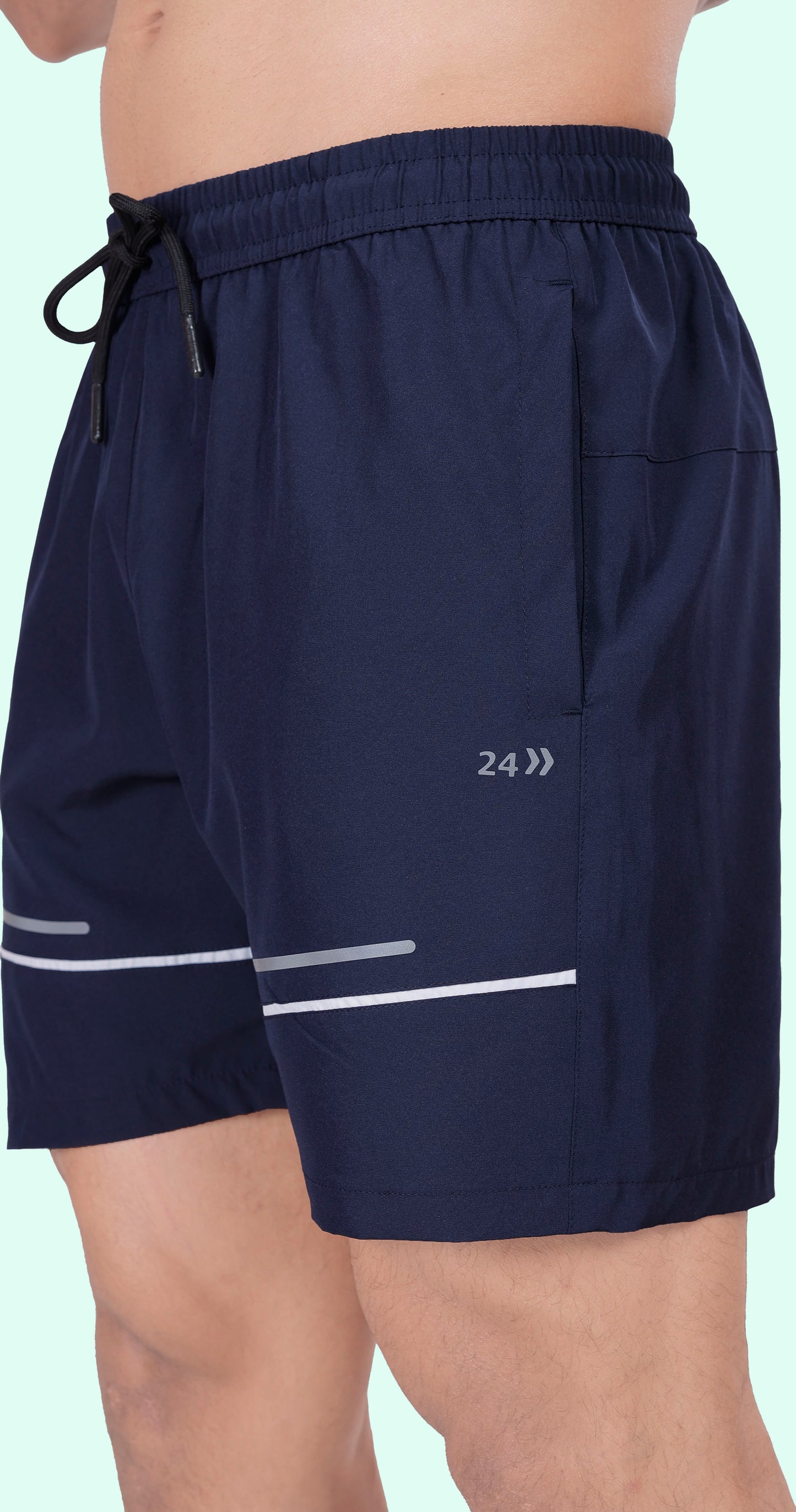 Men's Dark Blue Active Pulse Sports Shorts