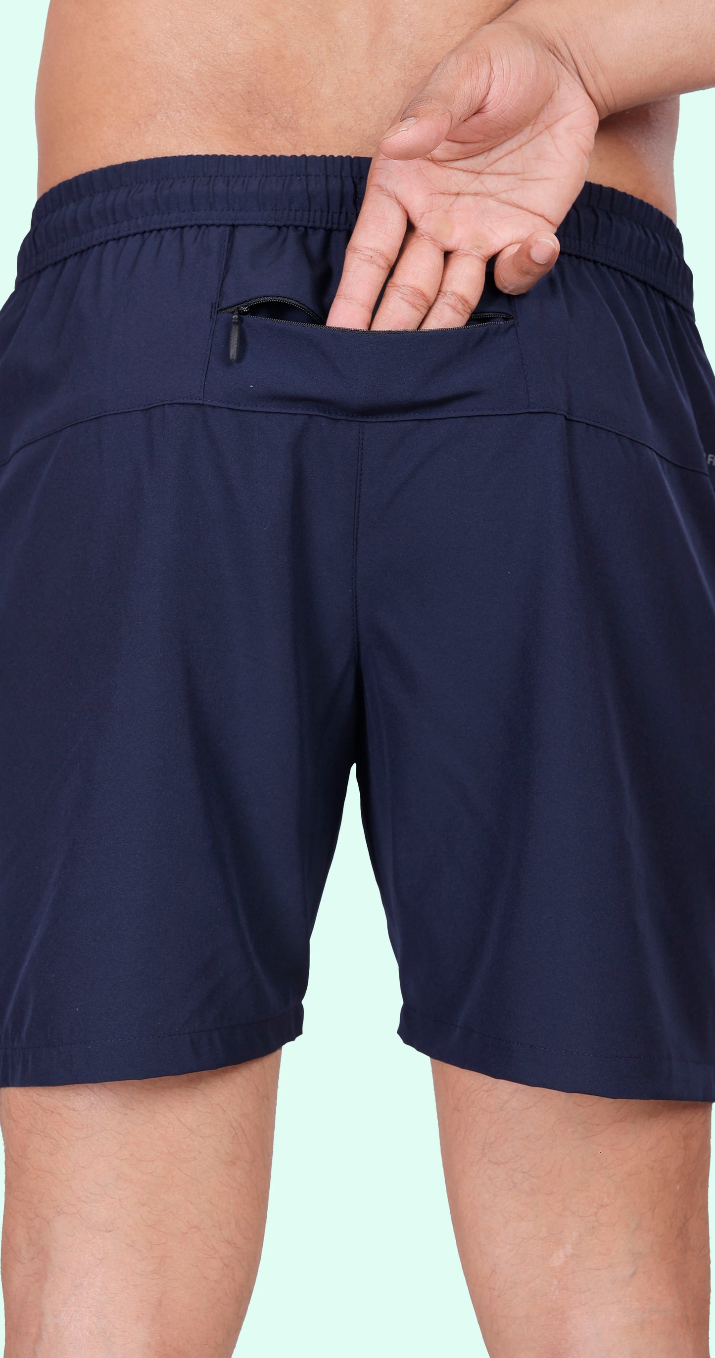 Men's Dark Blue Active Pulse Sports Shorts