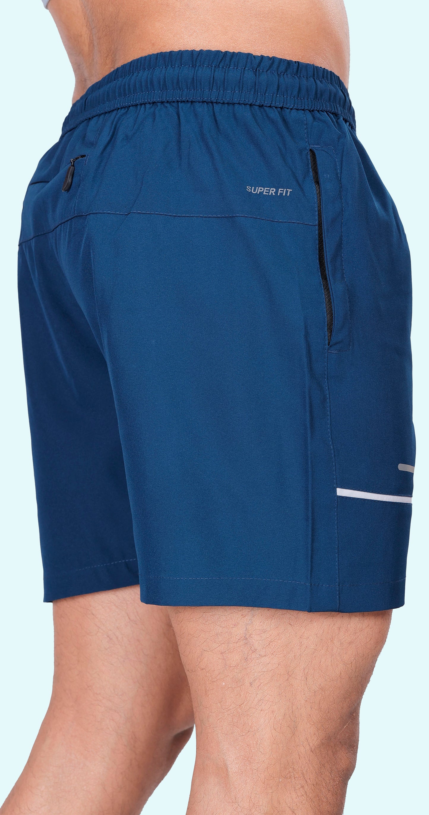 Men's Blue Active Pulse Sports Shorts