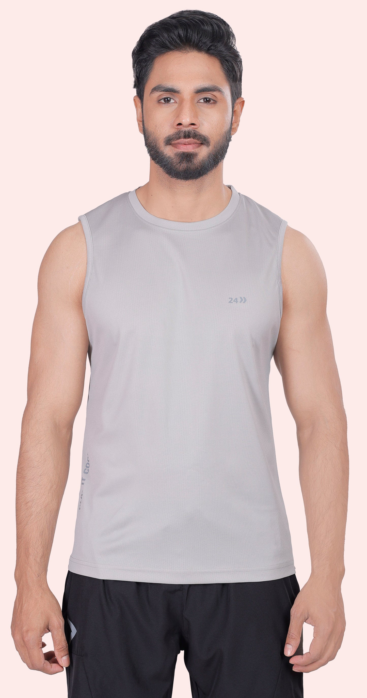 Men's Light Grey Active Wear Essentials Sports Sandow