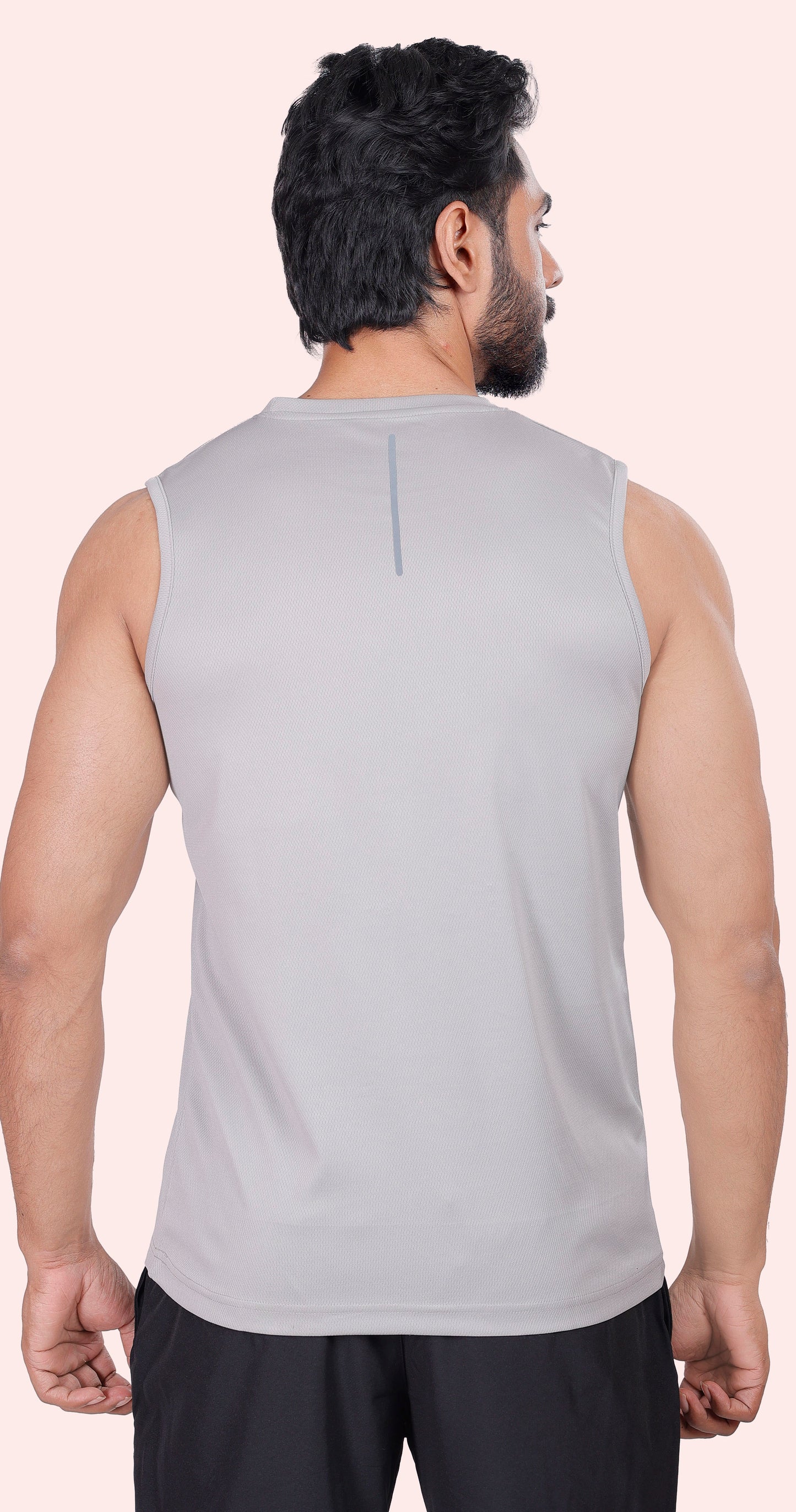 Men's Light Grey Active Wear Essentials Sports Sandow
