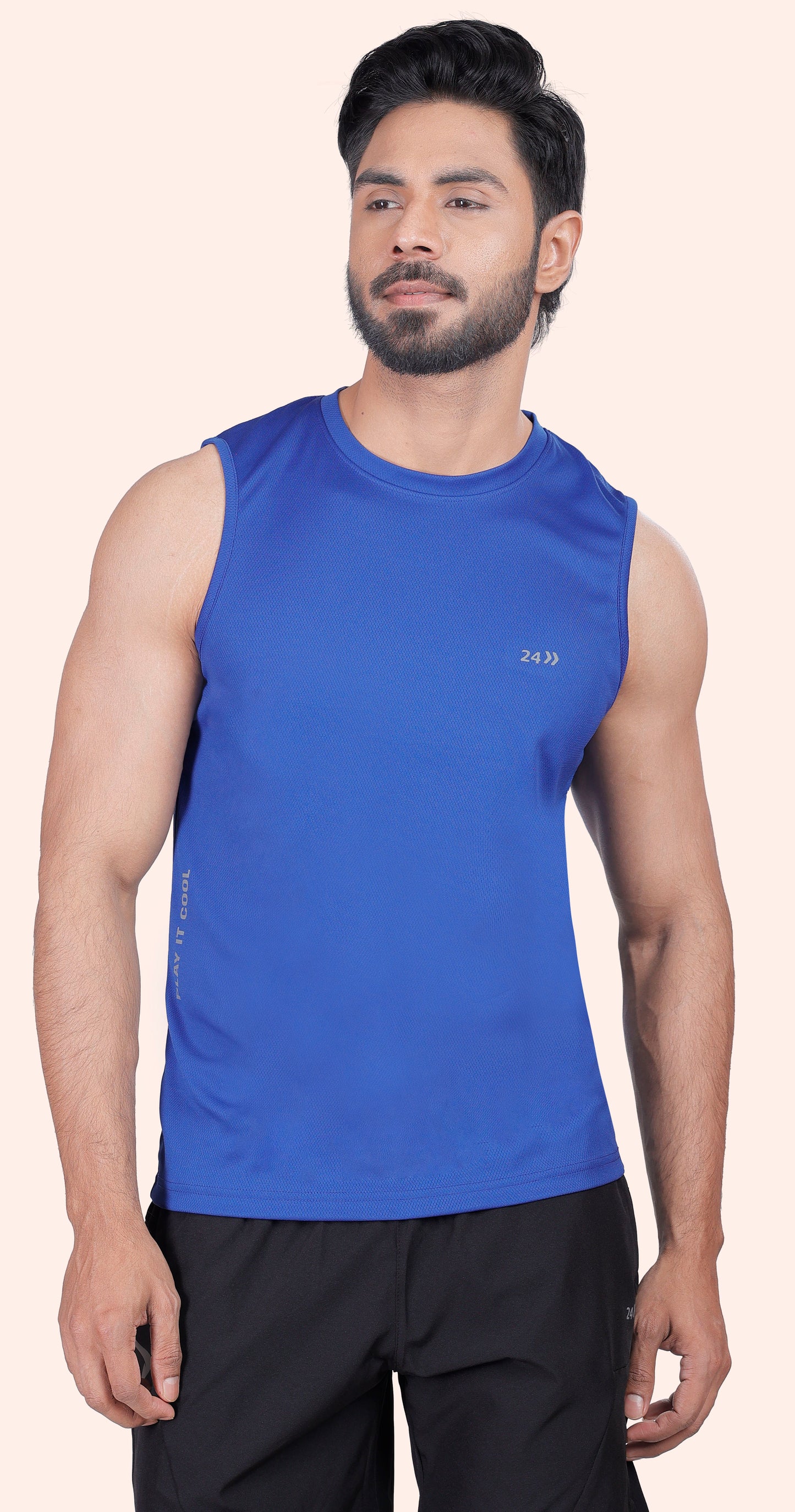 Men's Navy Blue Active Wear Essentials Sports Sandow